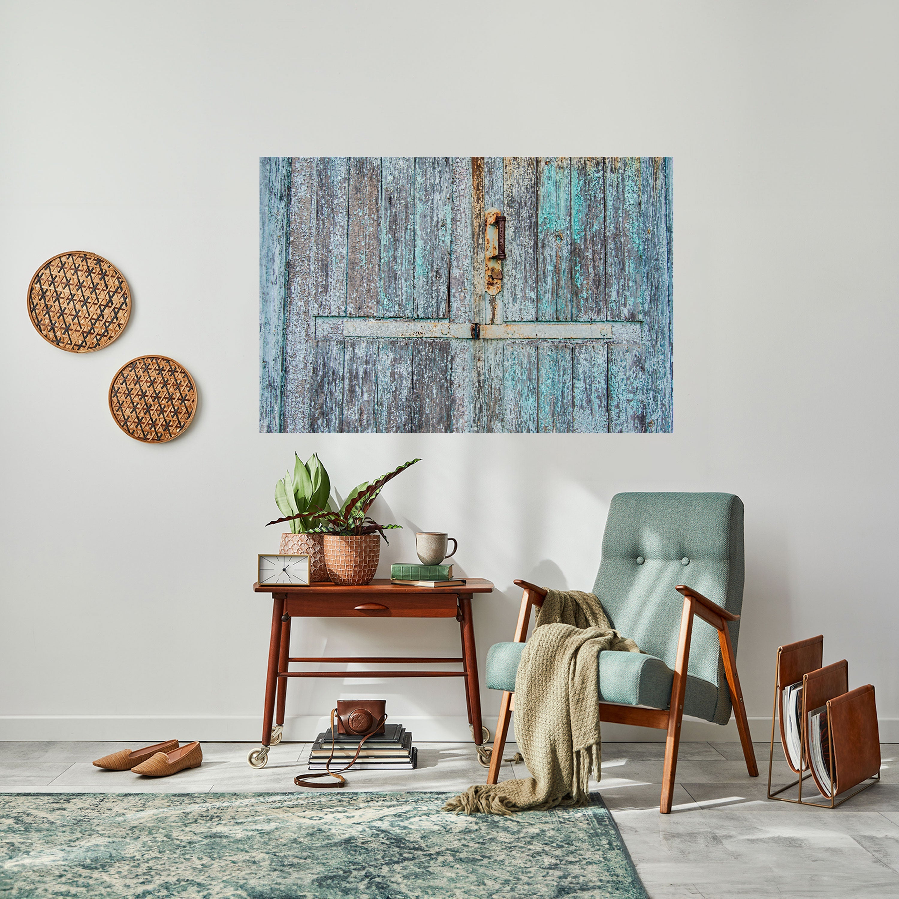 VINTAGE DOORWAY DREAMS Peel and Stick Horizontal Poster