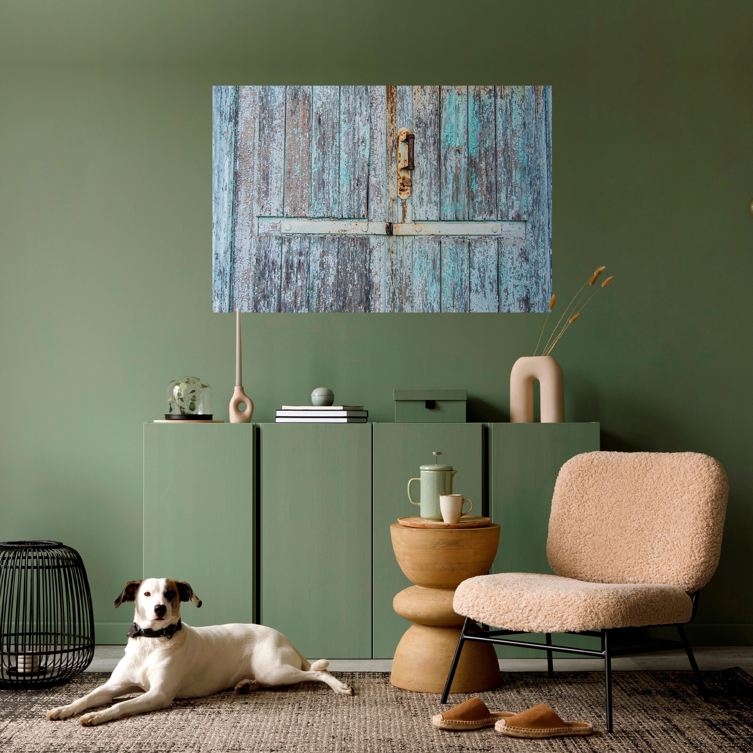 VINTAGE DOORWAY DREAMS Peel and Stick Horizontal Poster