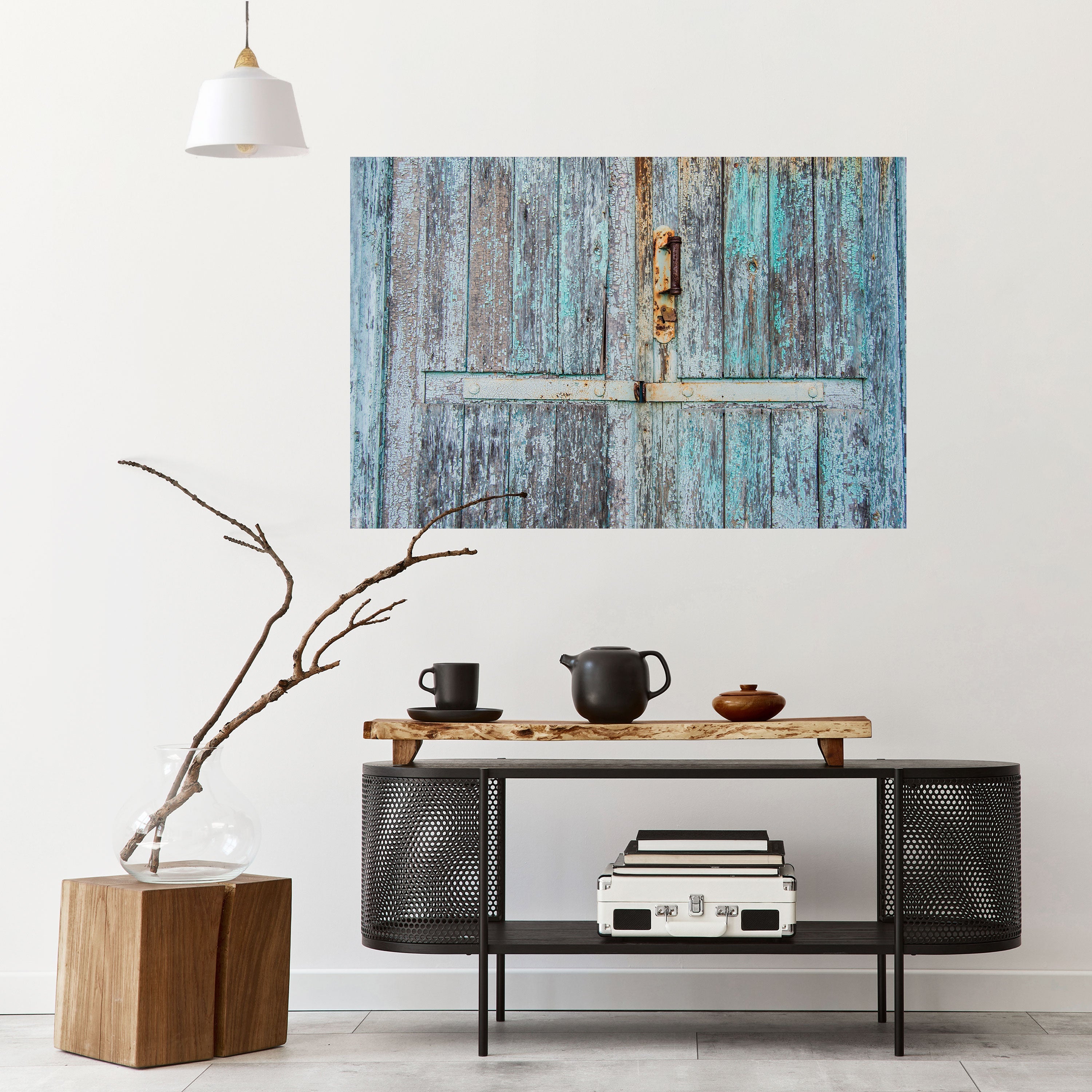 VINTAGE DOORWAY DREAMS Peel and Stick Horizontal Poster