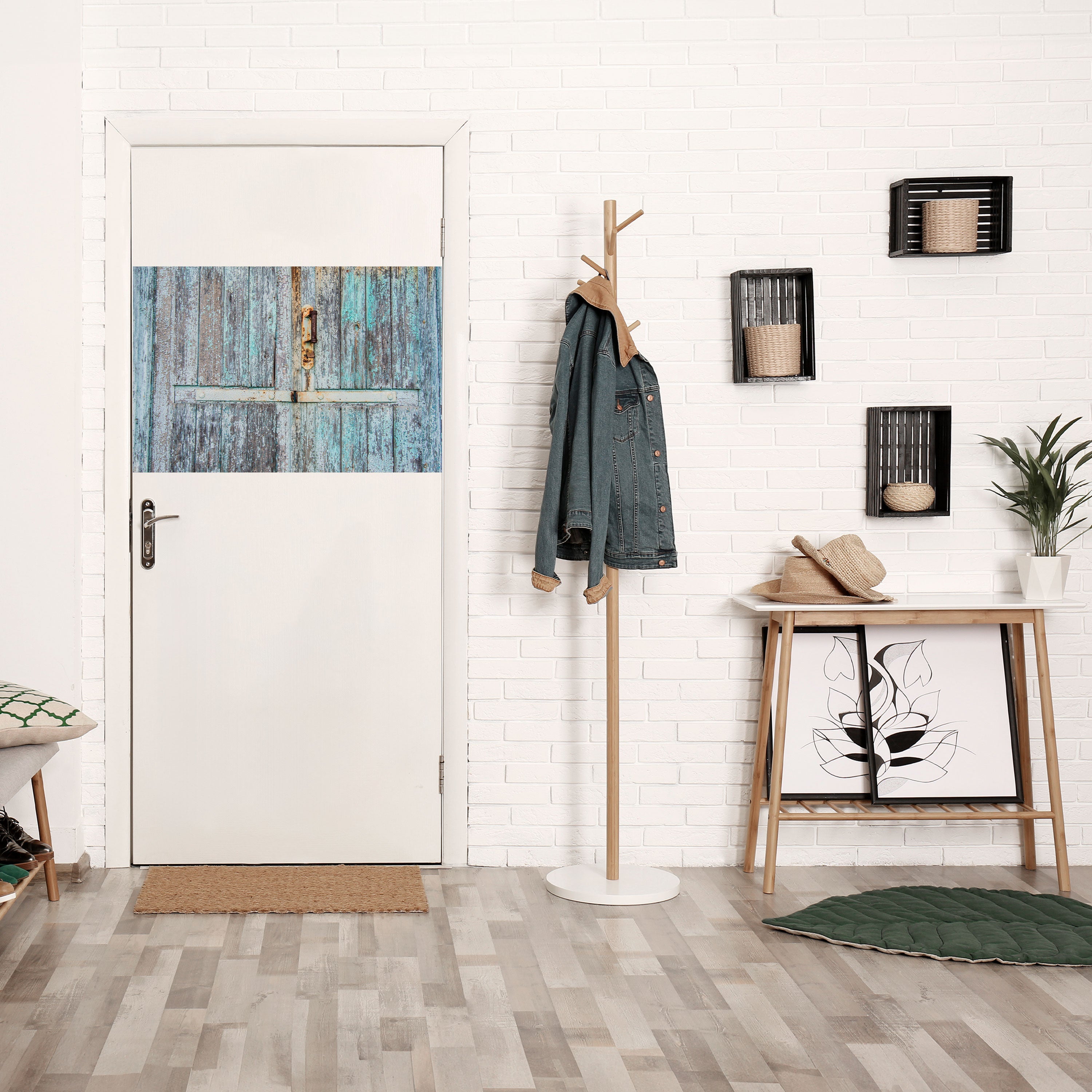 VINTAGE DOORWAY DREAMS Peel and Stick Horizontal Poster