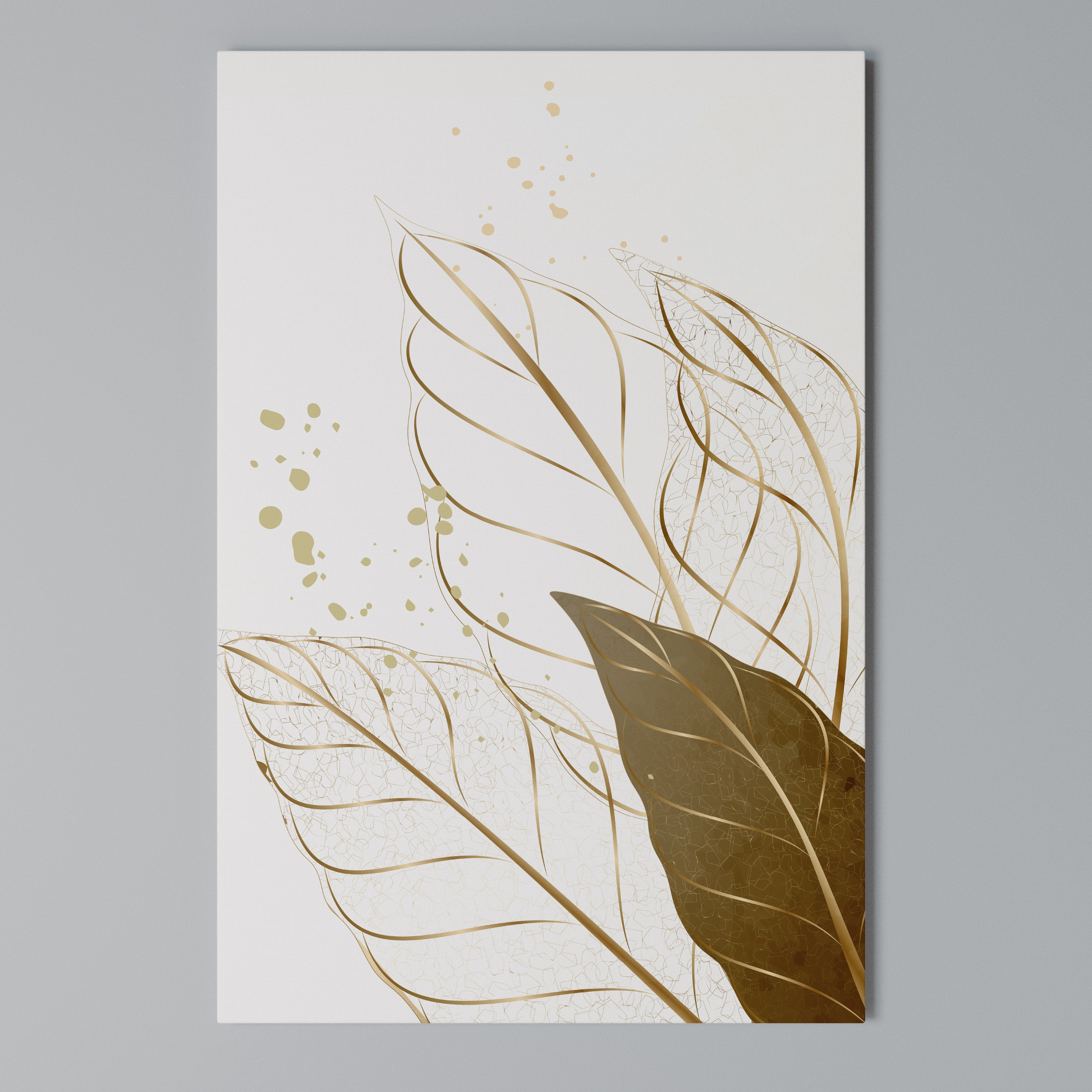 ELEGANCE IN FOLIAGE Κατακόρυφος Πίνακας σε Καμβά