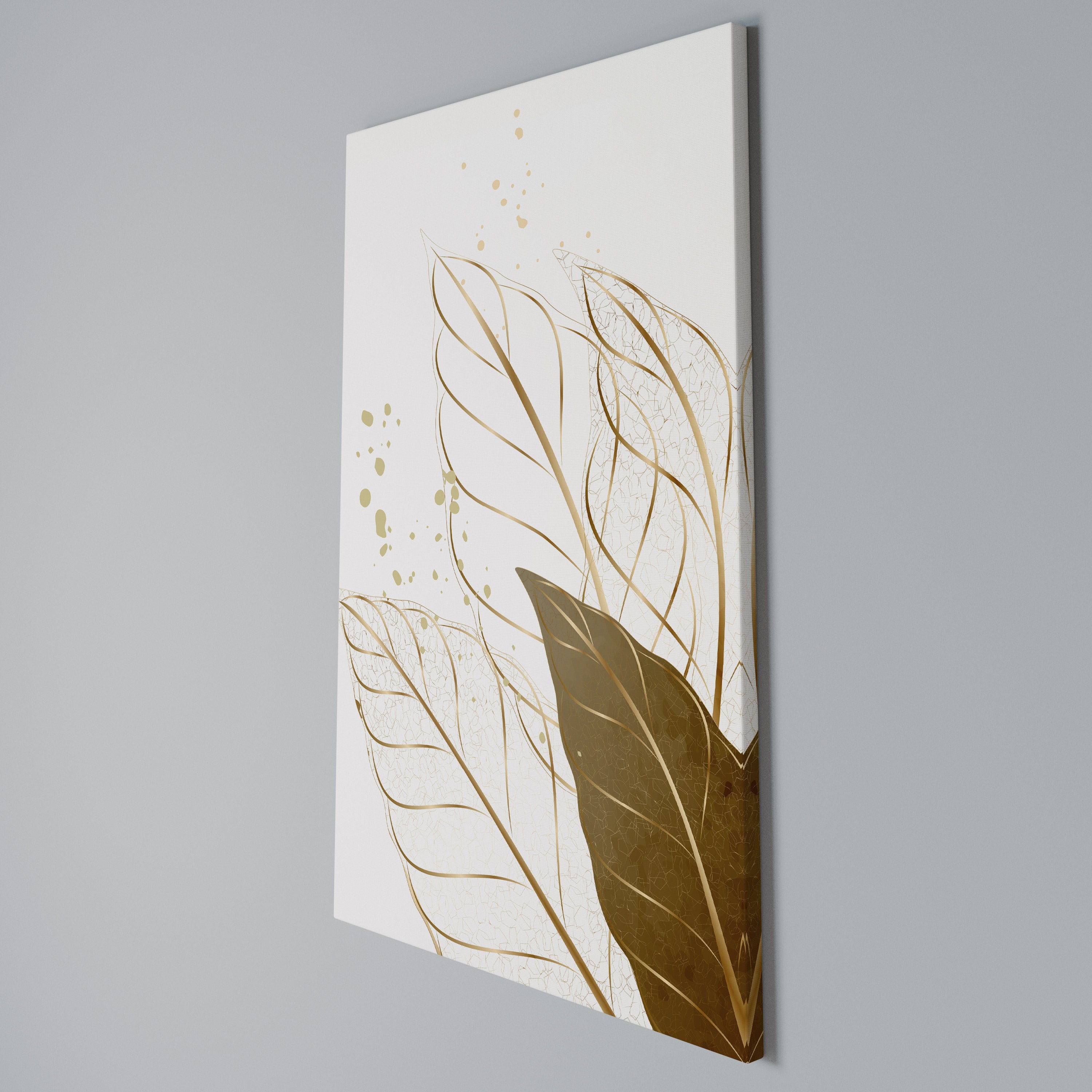 ELEGANCE IN FOLIAGE Κατακόρυφος Πίνακας σε Καμβά