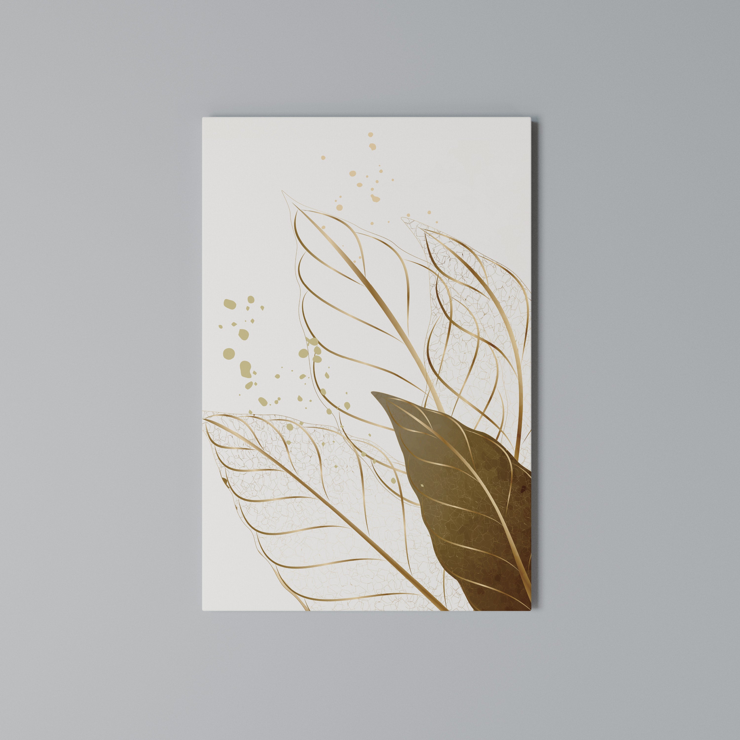 ELEGANCE IN FOLIAGE Κατακόρυφος Πίνακας σε Καμβά