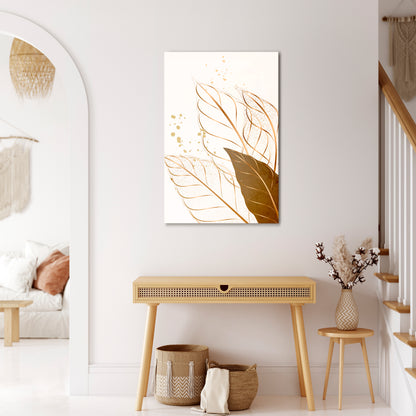 ELEGANCE IN FOLIAGE Κατακόρυφος Πίνακας σε Καμβά