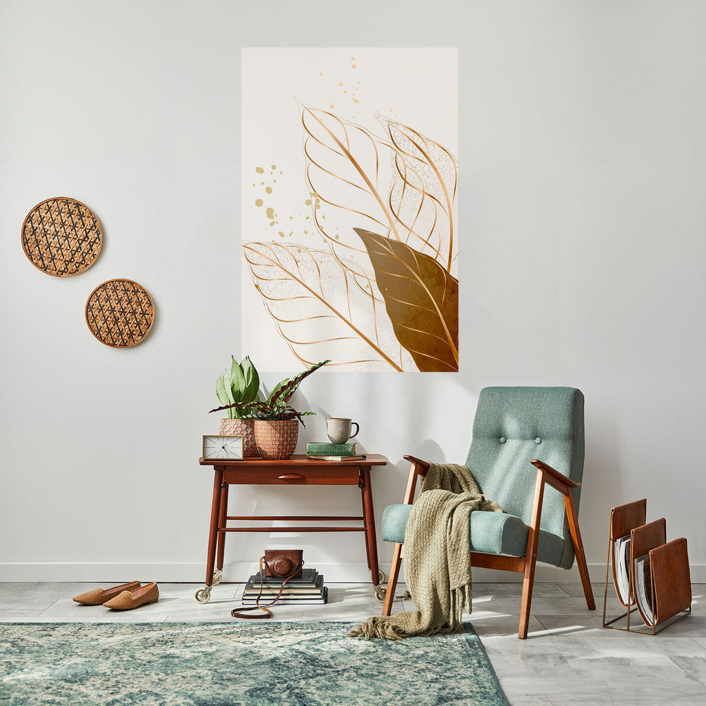 ELEGANCE IN FOLIAGE Peel and Stick Vertical Poster