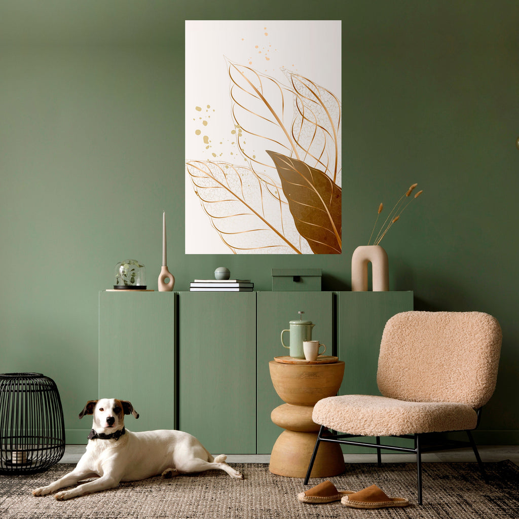 ELEGANCE IN FOLIAGE Peel and Stick Vertical Poster