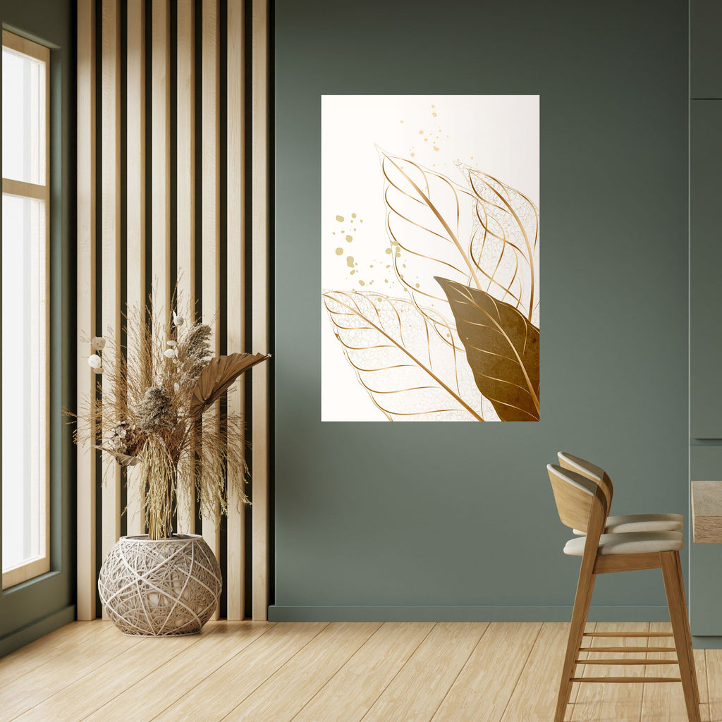 ELEGANCE IN FOLIAGE Peel and Stick Vertical Poster