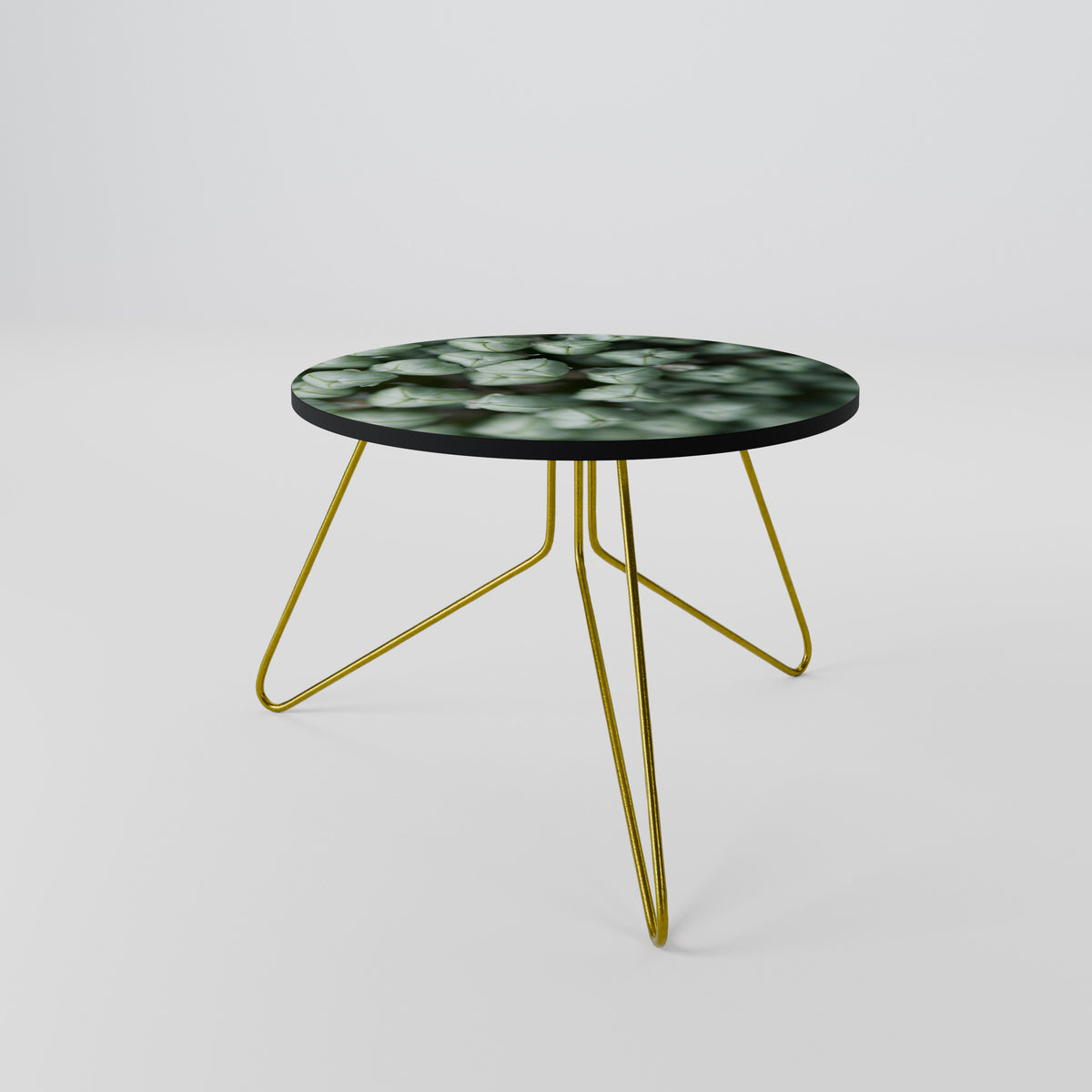 TEXTURED GREEN TIDBITS Coffee Table