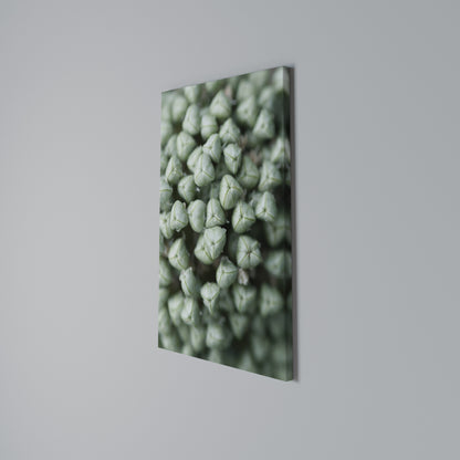 TEXTURED GREEN TIDBITS Κατακόρυφος Πίνακας σε Καμβά