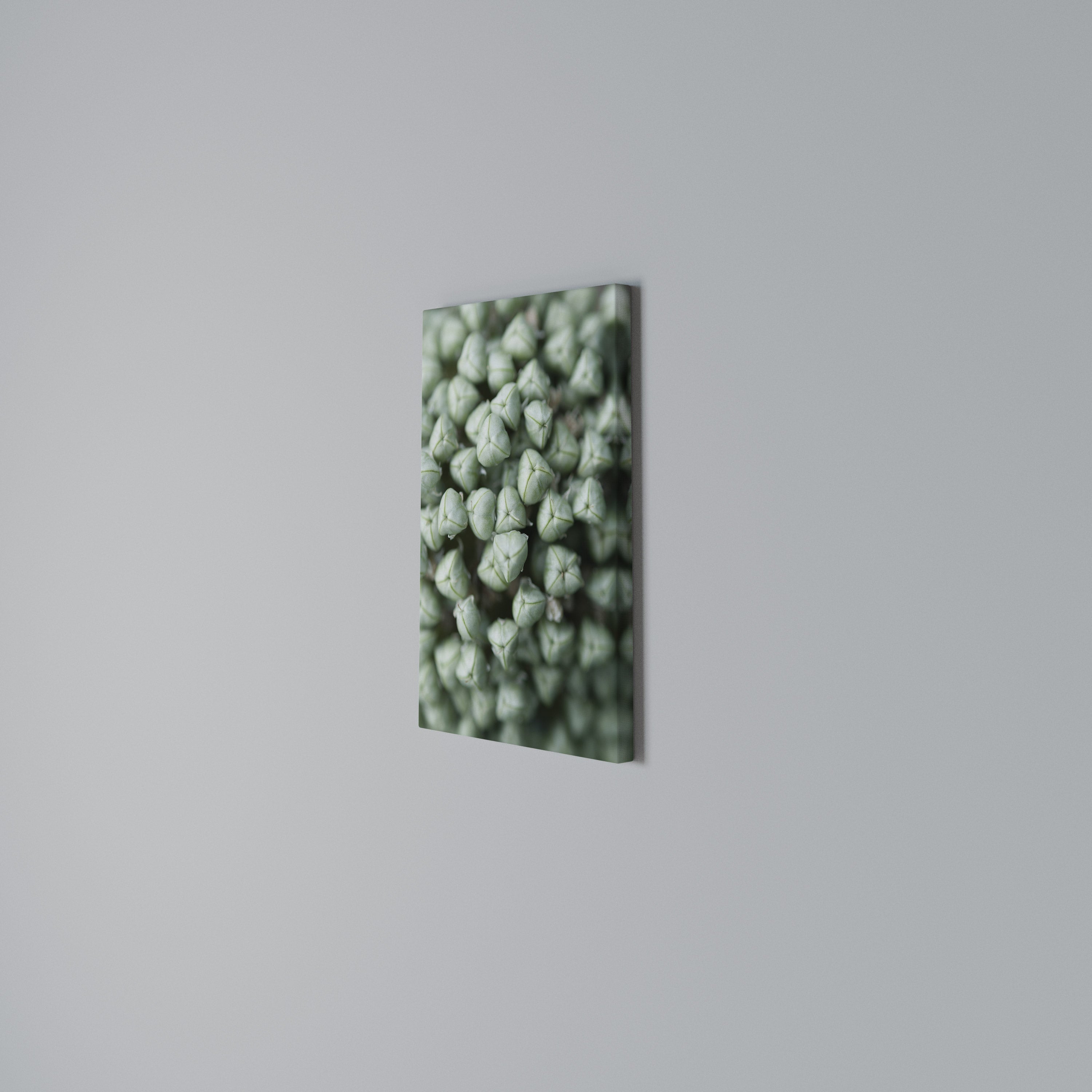 TEXTURED GREEN TIDBITS Κατακόρυφος Πίνακας σε Καμβά