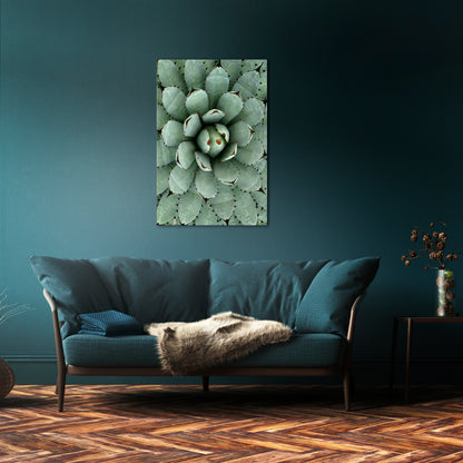 SUCCULENT SYMMETRY Κατακόρυφος Πίνακας σε Καμβά