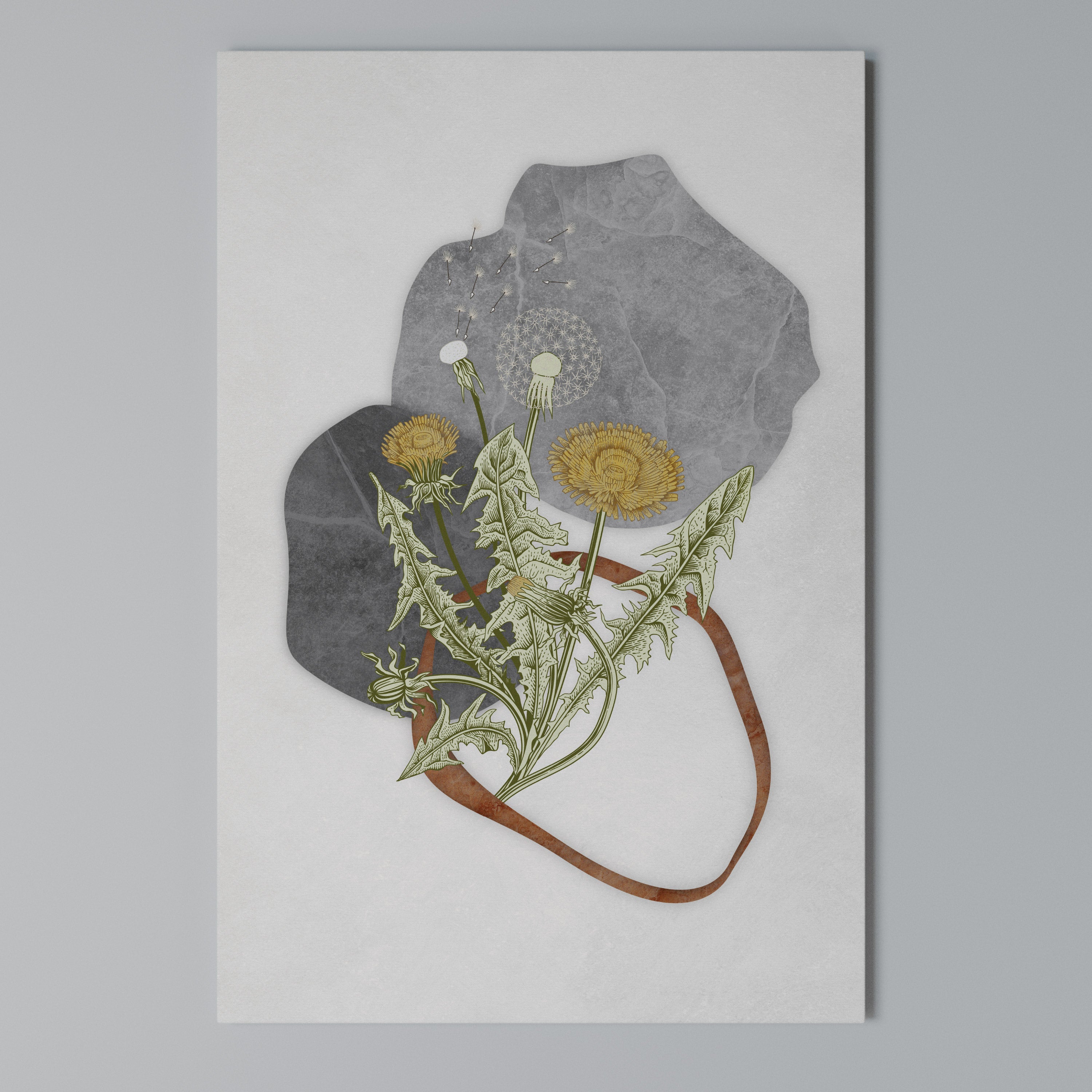 DANDELION RING Κατακόρυφος Πίνακας σε Καμβά