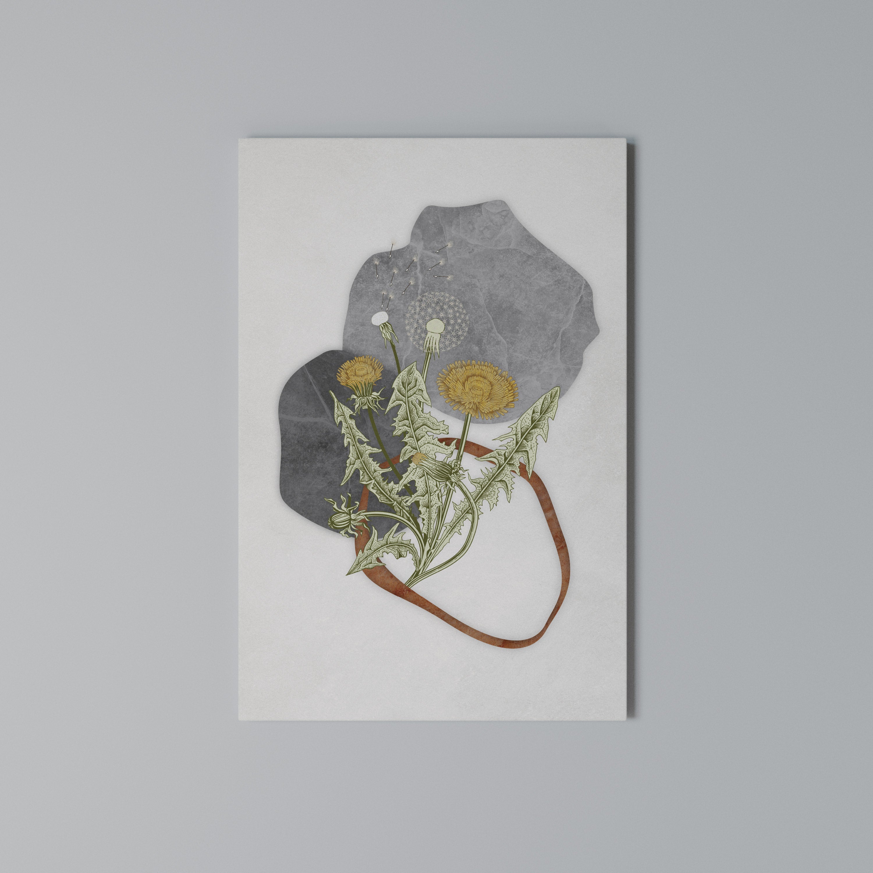 DANDELION RING Κατακόρυφος Πίνακας σε Καμβά