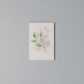 SERENE LEAF SONG Κατακόρυφος Πίνακας σε Καμβά