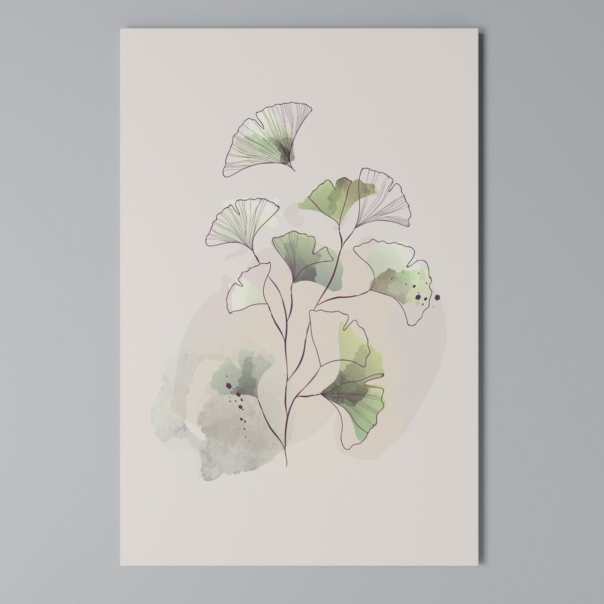 FOLIAGE REVERIE Κατακόρυφος Πίνακας σε Καμβά