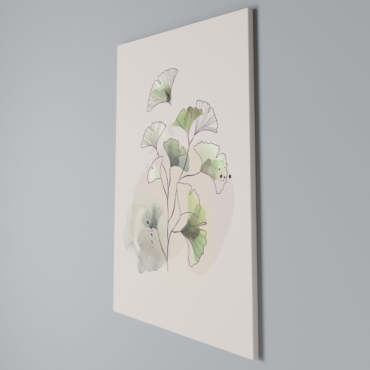 FOLIAGE REVERIE Κατακόρυφος Πίνακας σε Καμβά