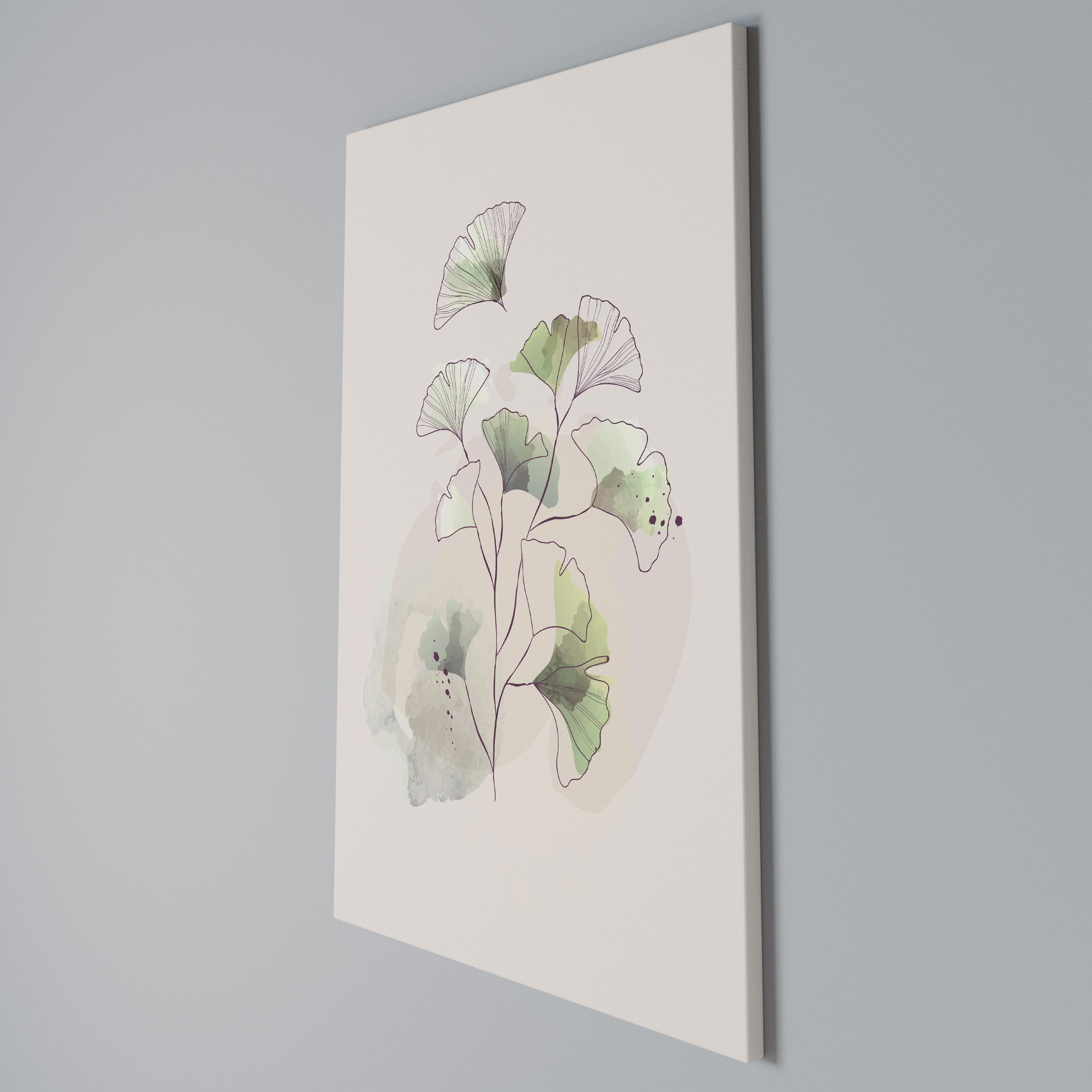 FOLIAGE REVERIE Κατακόρυφος Πίνακας σε Καμβά