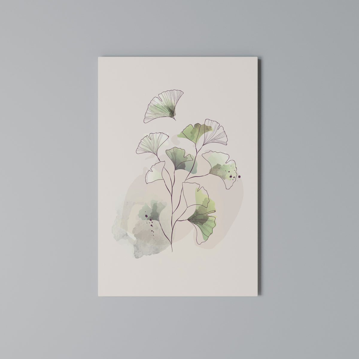 FOLIAGE REVERIE Κατακόρυφος Πίνακας σε Καμβά