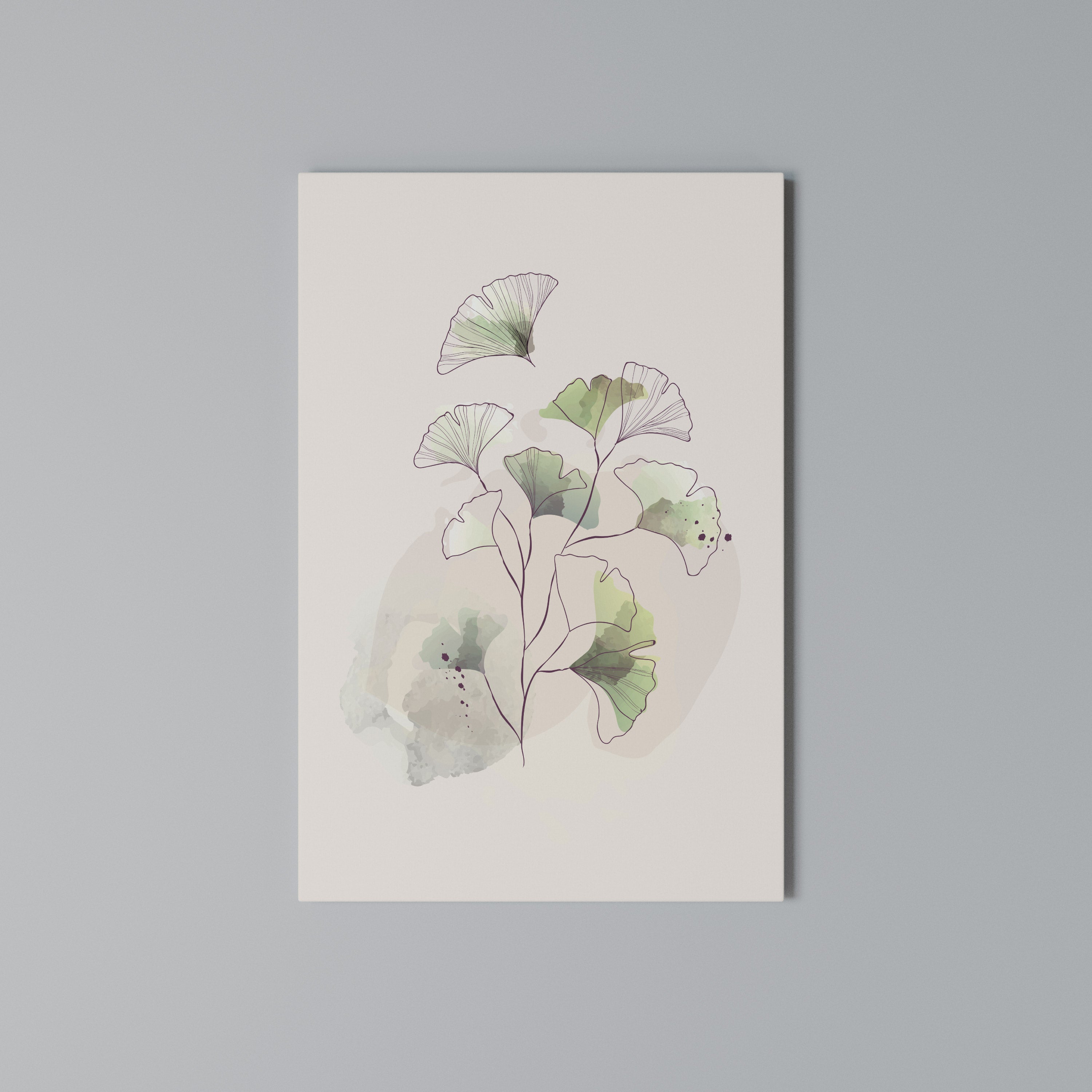 FOLIAGE REVERIE Κατακόρυφος Πίνακας σε Καμβά