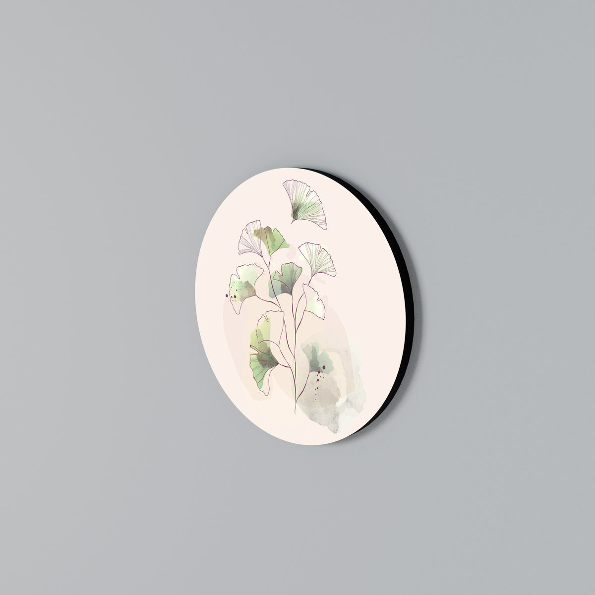 FOLIAGE REVERIE Στρογγυλός πίνακας ζωγραφικής