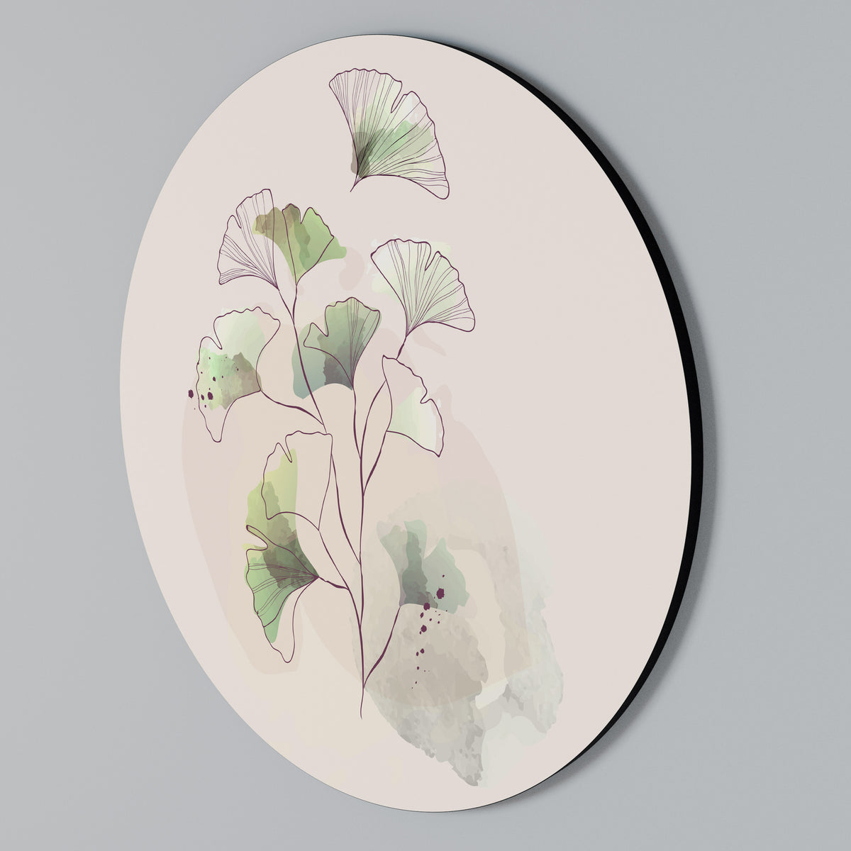 FOLIAGE REVERIE Στρογγυλός πίνακας ζωγραφικής
