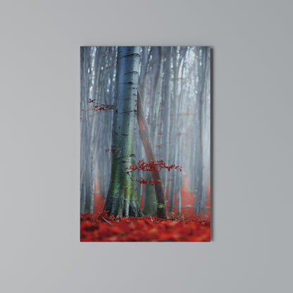 TRANQUIL RED ELEGANCE Κατακόρυφος Πίνακας σε Καμβά