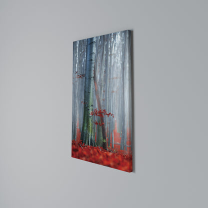 TRANQUIL RED ELEGANCE Κατακόρυφος Πίνακας σε Καμβά