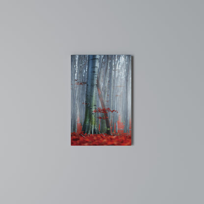TRANQUIL RED ELEGANCE Κατακόρυφος Πίνακας σε Καμβά