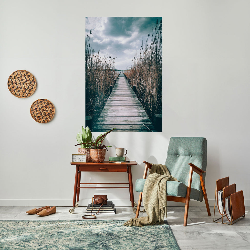 GAZE INTO STILLNESS Peel and Stick Vertical Poster