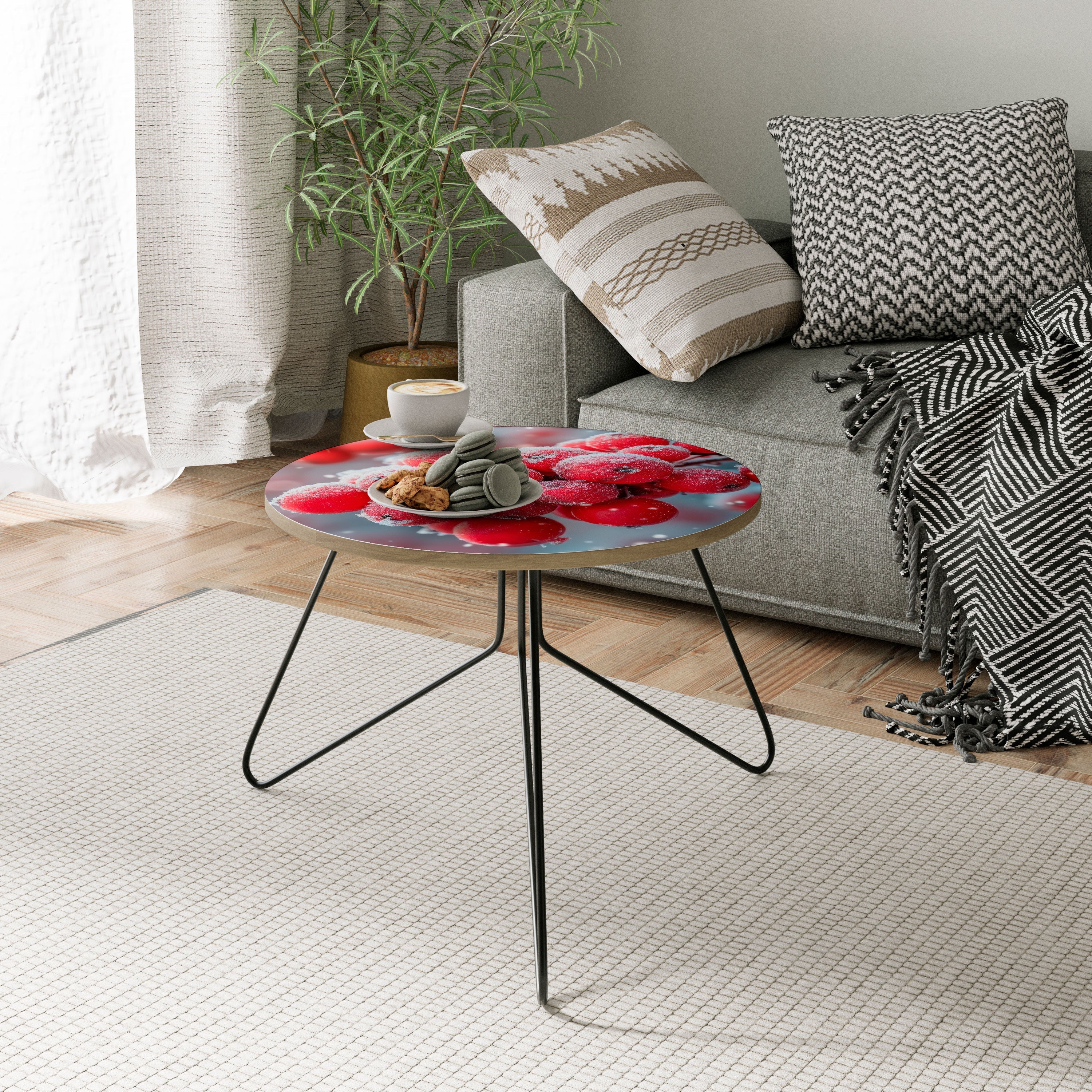 WINTER'S CRIMSON TREASURES Coffee Table 60
