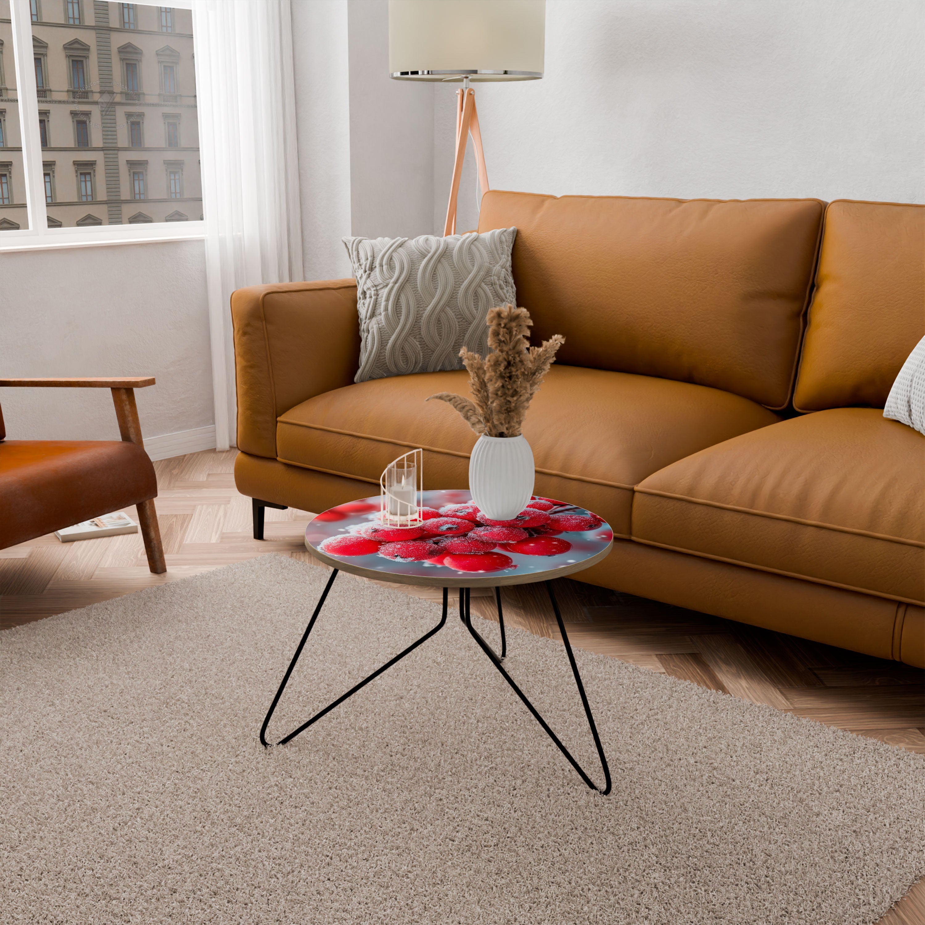 WINTER'S CRIMSON TREASURES Coffee Table 60