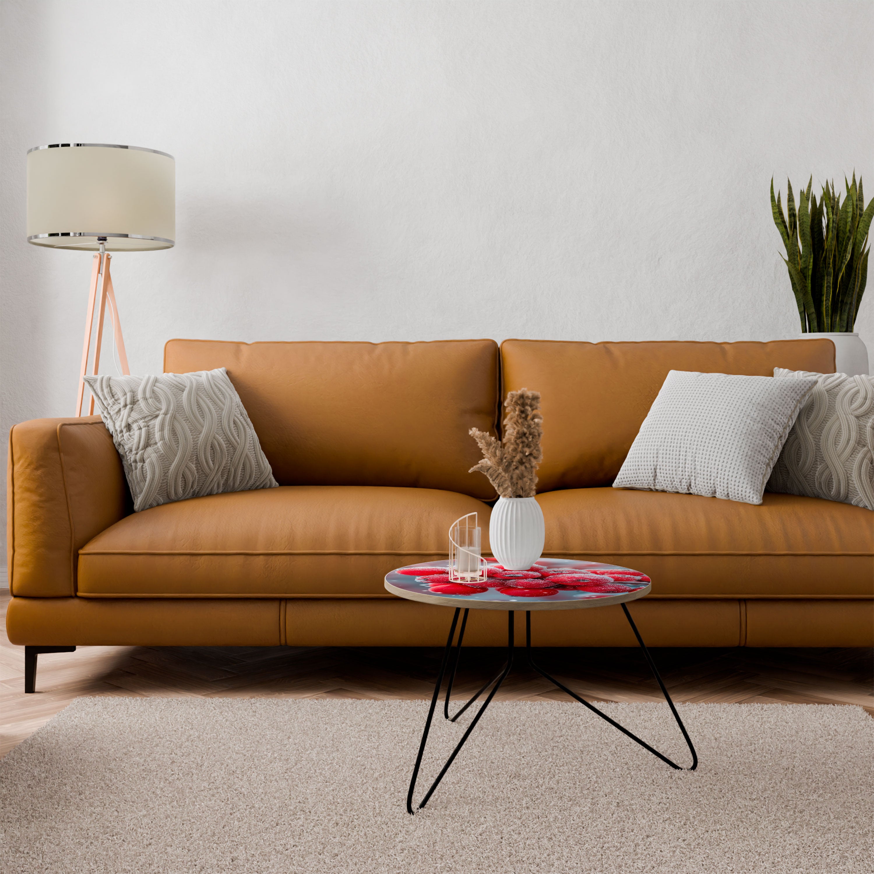 WINTER'S CRIMSON TREASURES Coffee Table