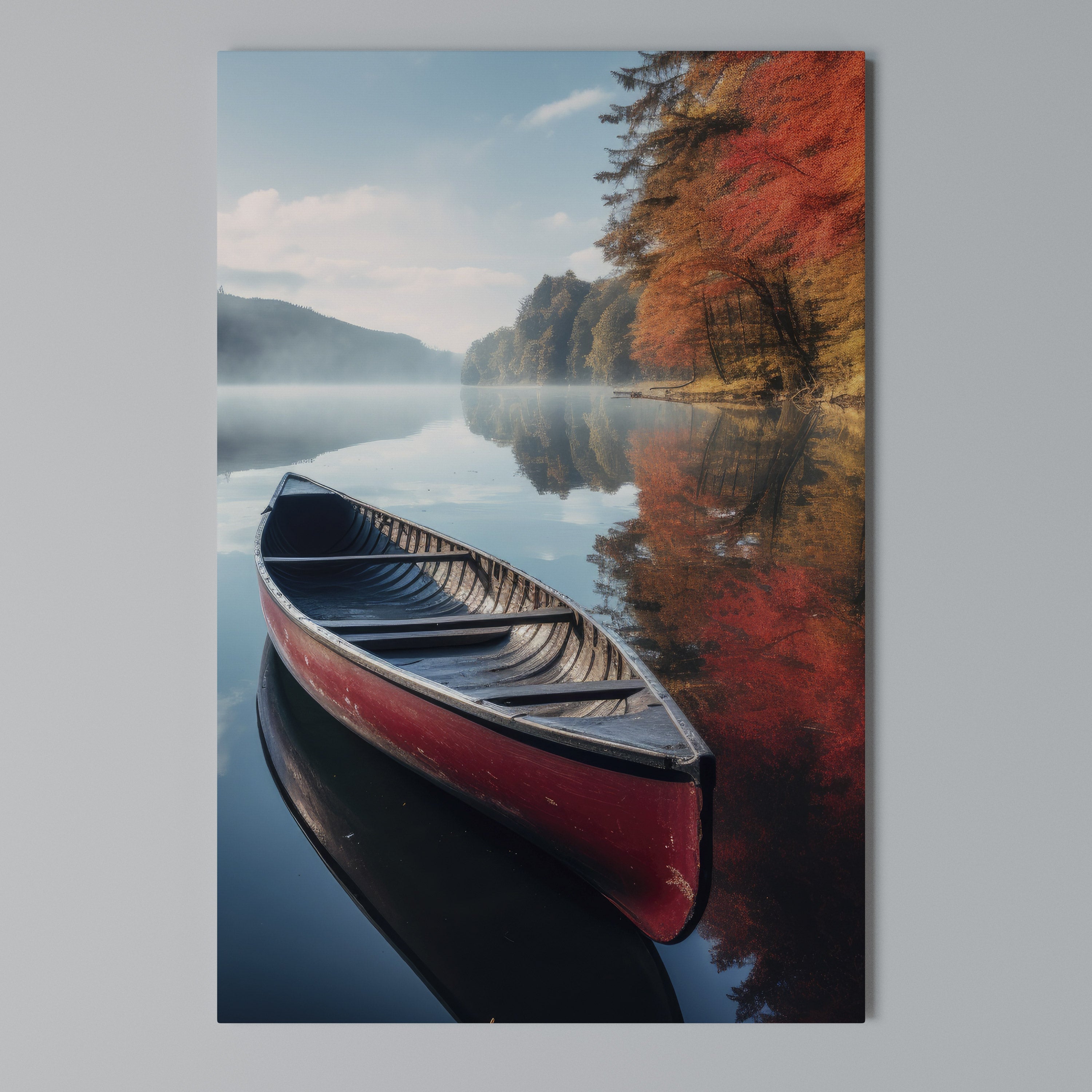 BOAT OF TRANQUILITY Κατακόρυφος Πίνακας σε Καμβά