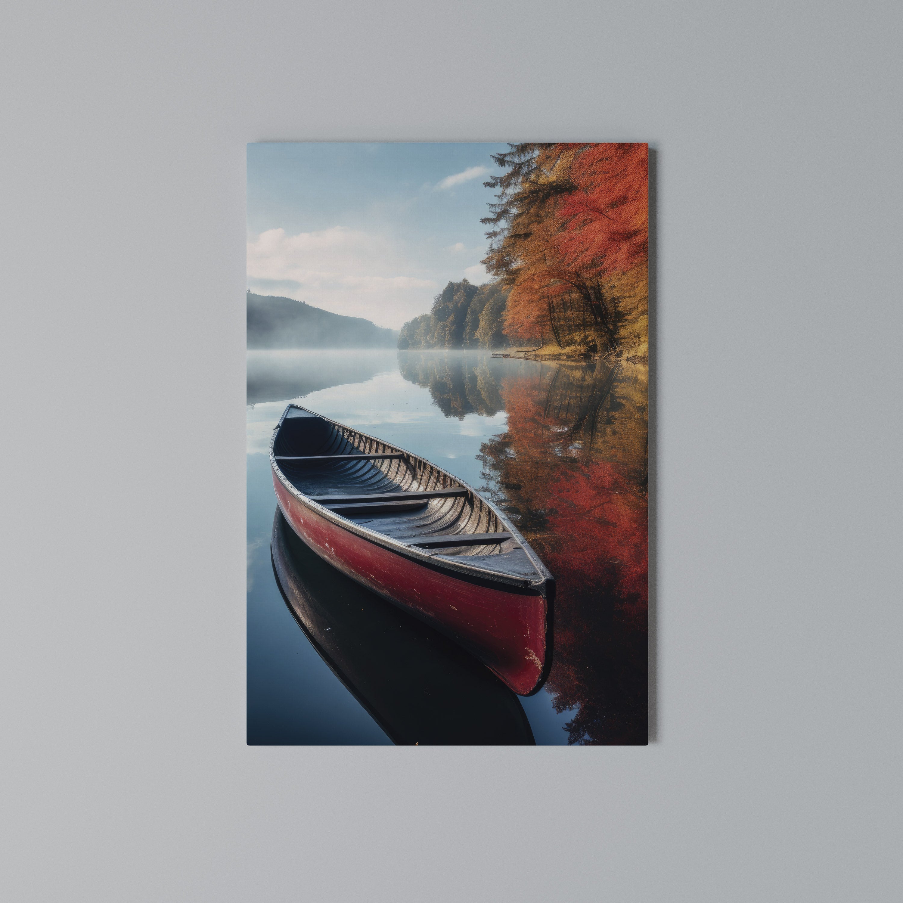 BOAT OF TRANQUILITY Κατακόρυφος Πίνακας σε Καμβά