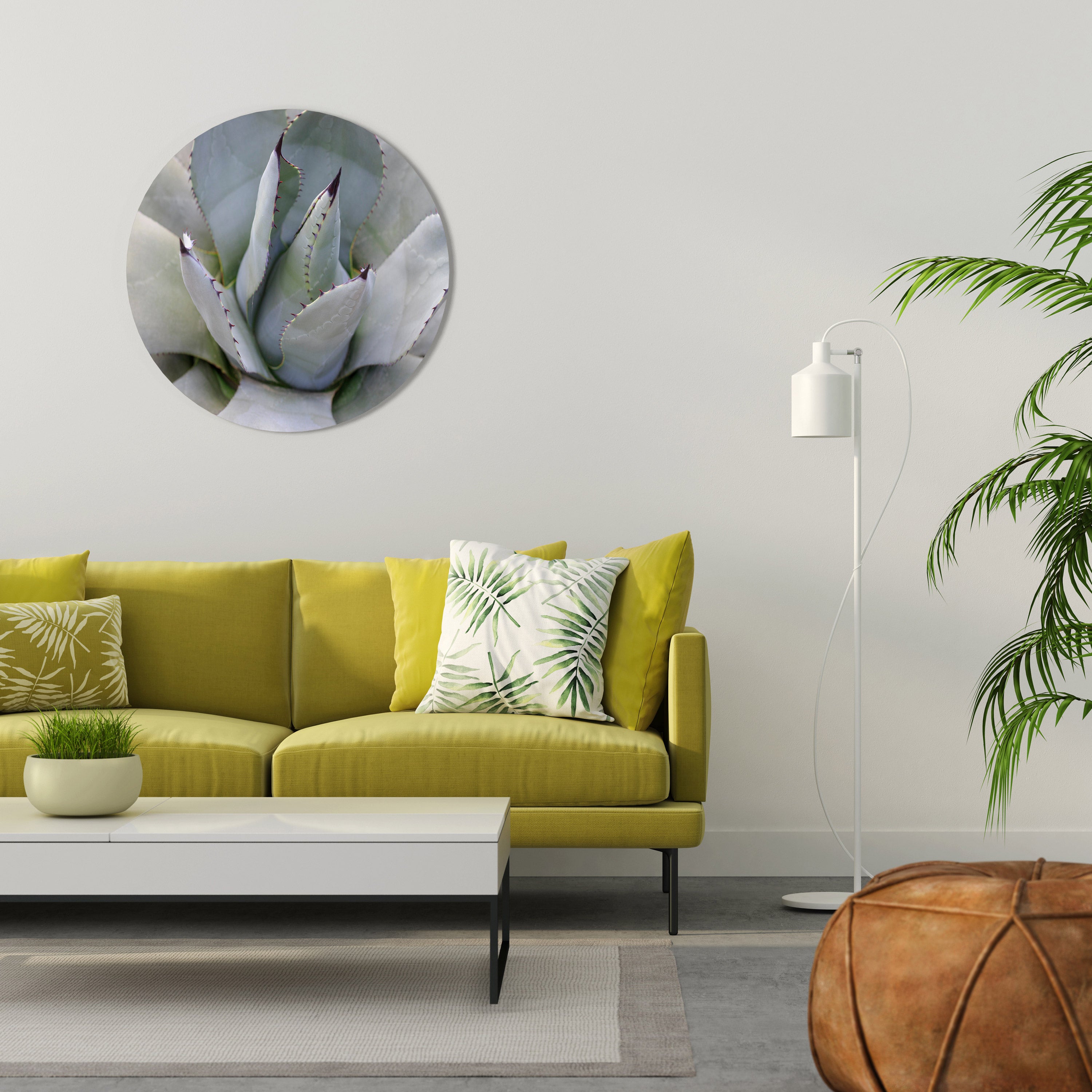 AGAVE ELEGANCE Στρογγυλή Τέχνη Τοίχου