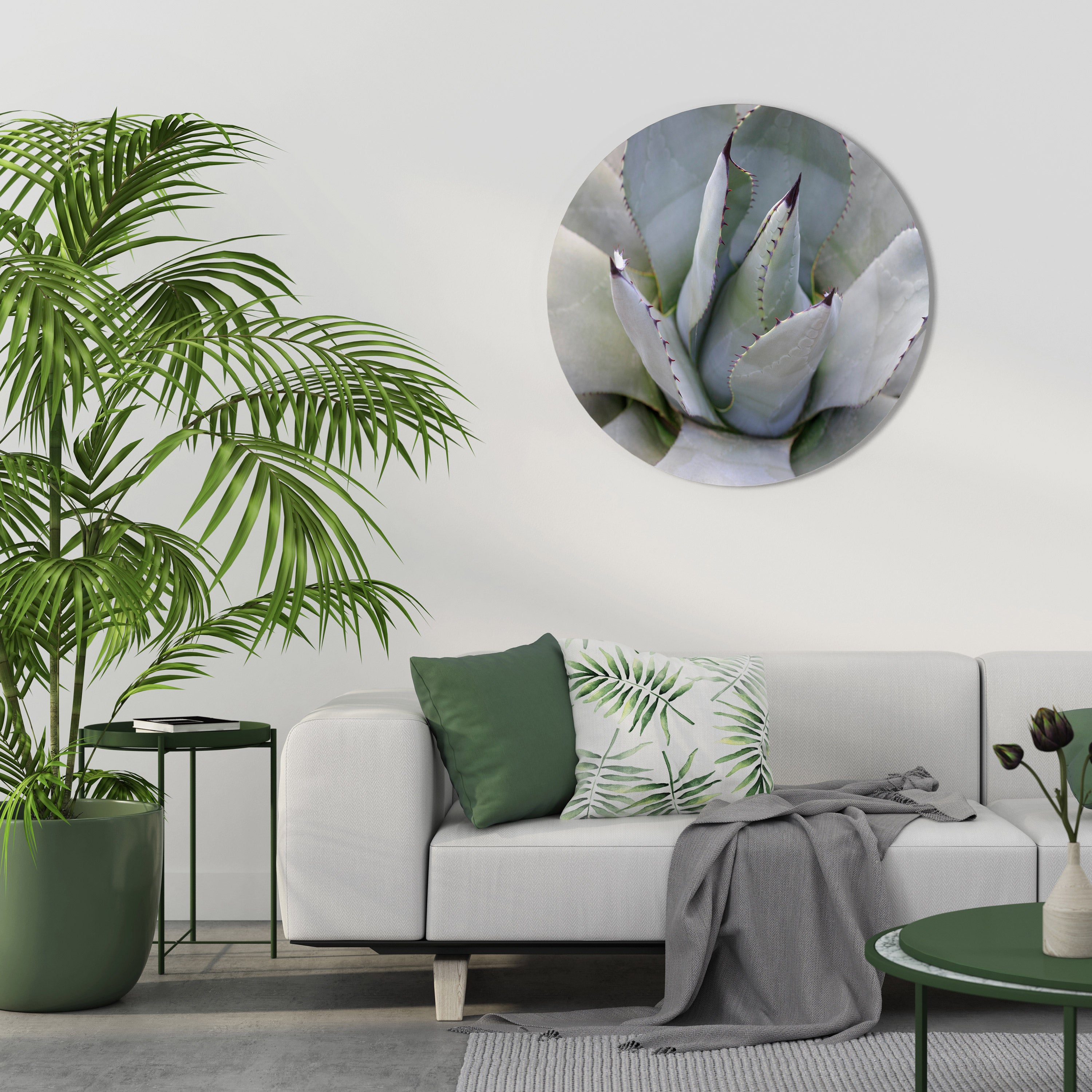 AGAVE ELEGANCE Στρογγυλή Τέχνη Τοίχου