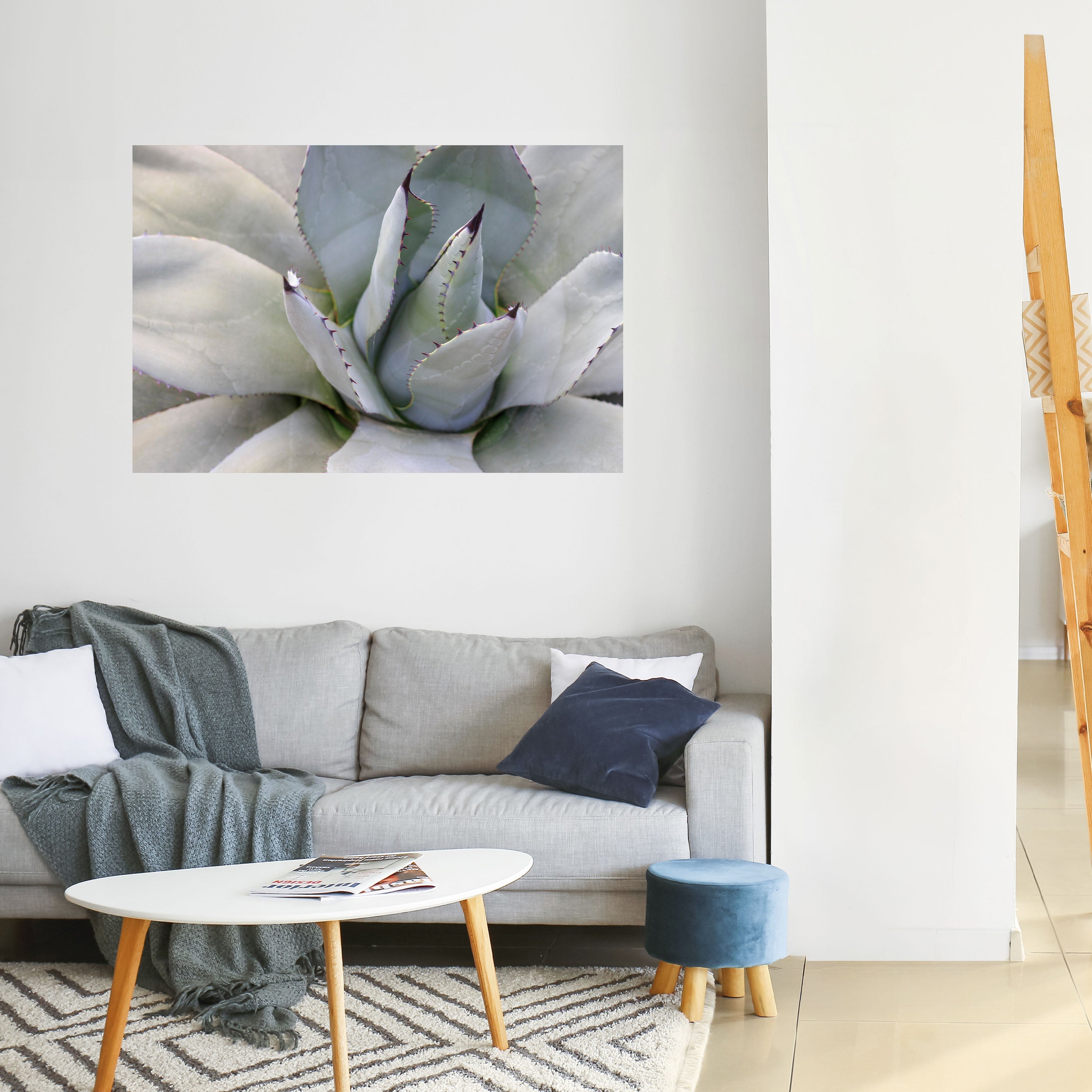 AGAVE ELEGANCE Οριζόντια αφίσα με κόλλα και κολλήματα