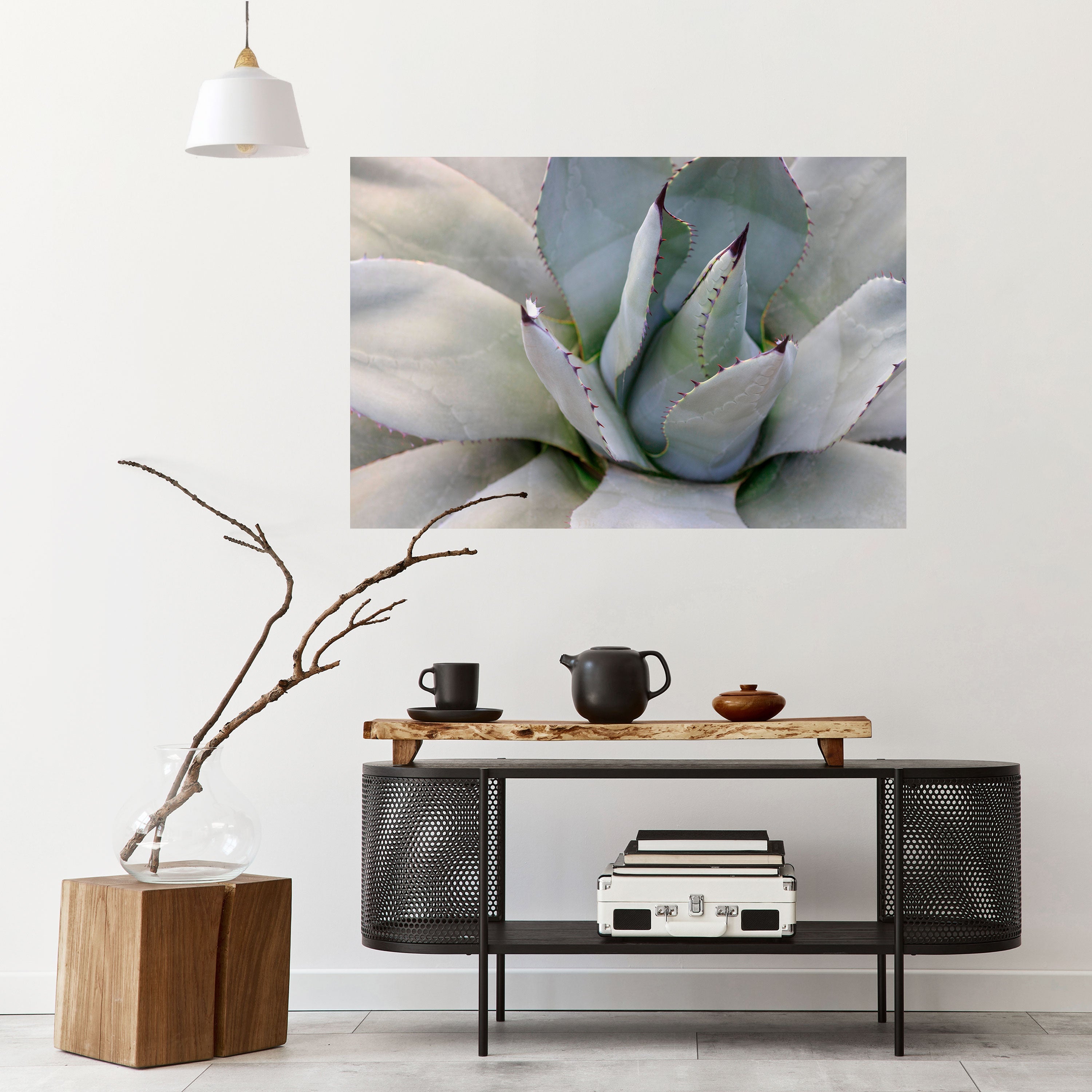 AGAVE ELEGANCE Οριζόντια αφίσα με κόλλα και κολλήματα