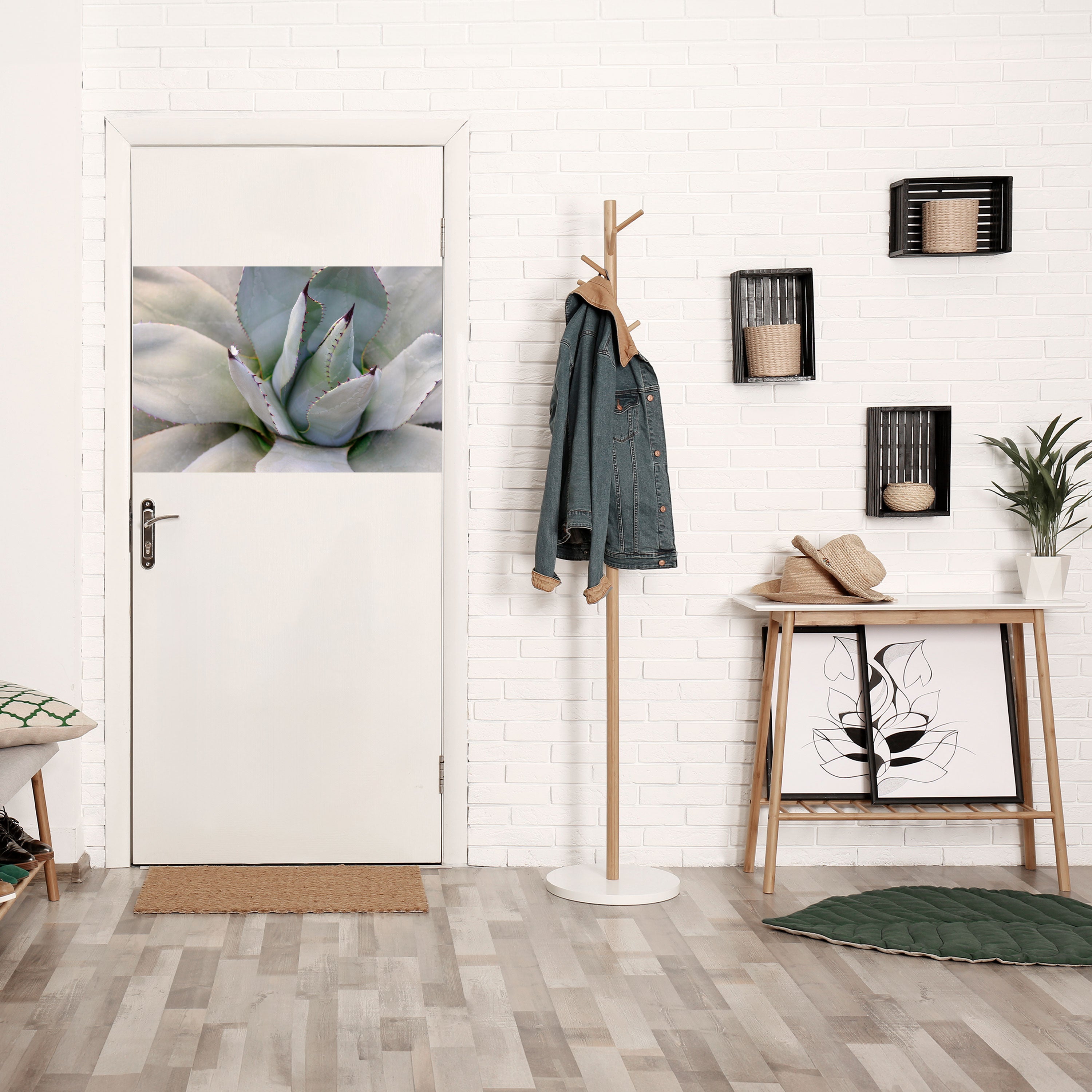 AGAVE ELEGANCE Οριζόντια αφίσα με κόλλα και κολλήματα