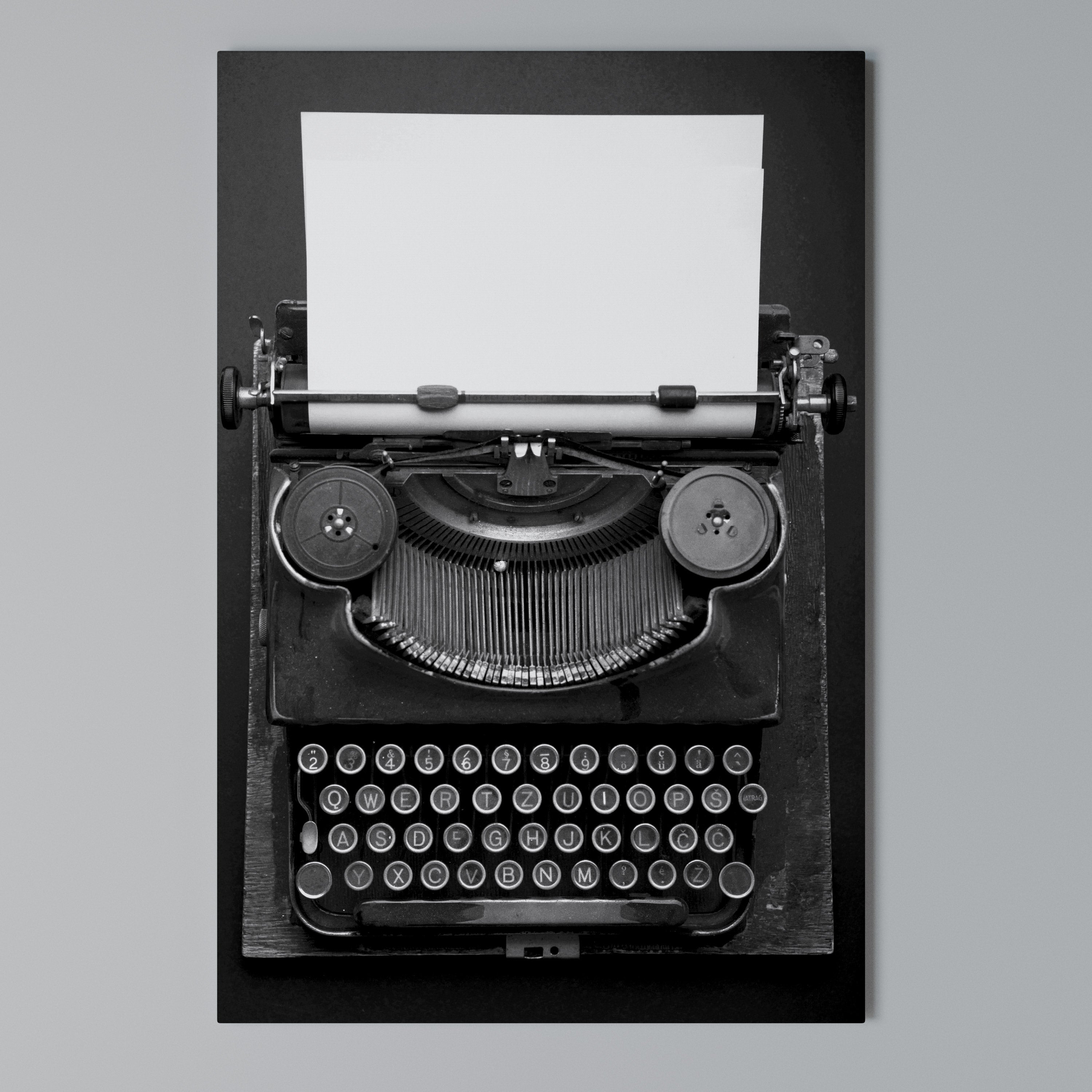 TYPEWRITER SYMPHONY Κατακόρυφος Πίνακας σε Καμβά