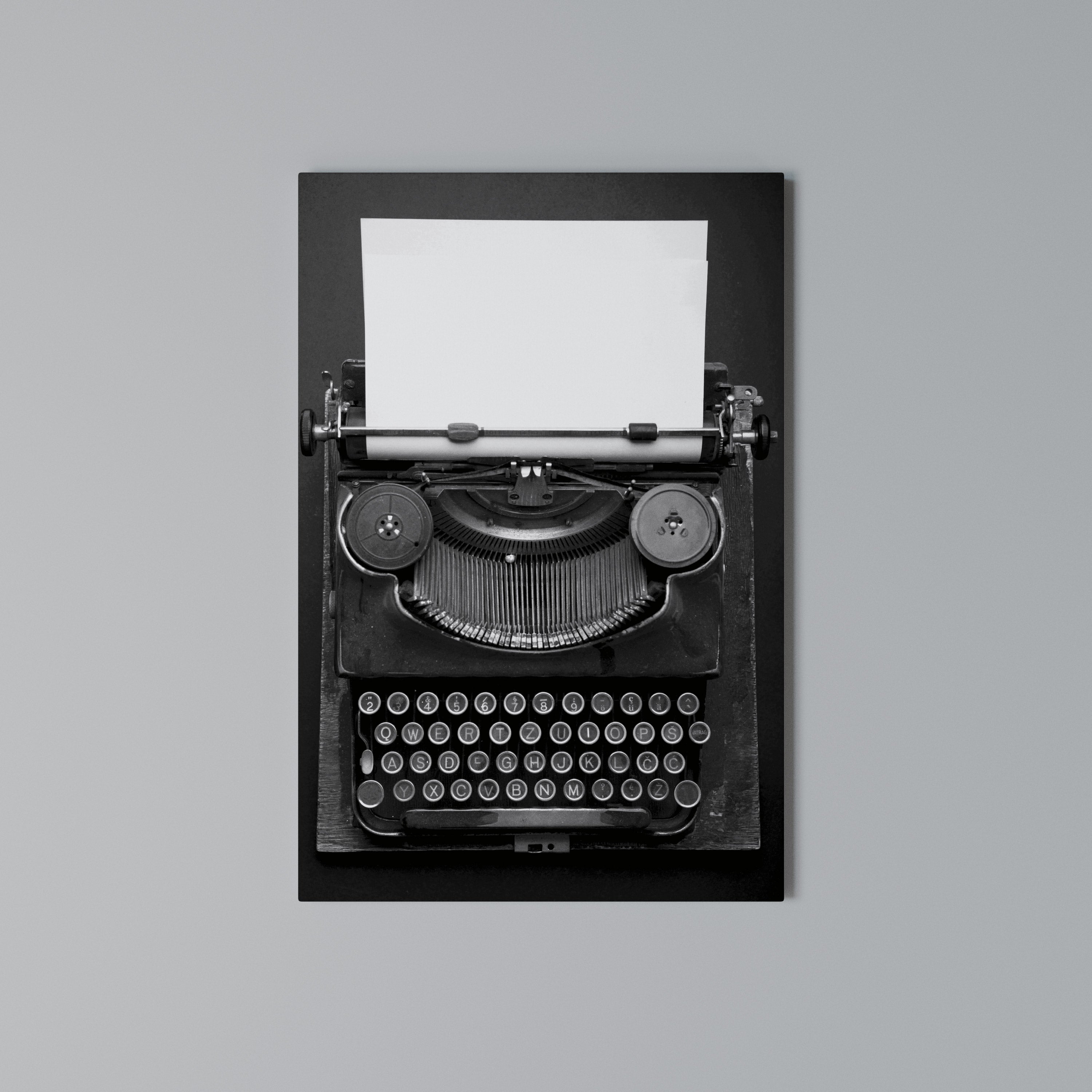 TYPEWRITER SYMPHONY Κατακόρυφος Πίνακας σε Καμβά
