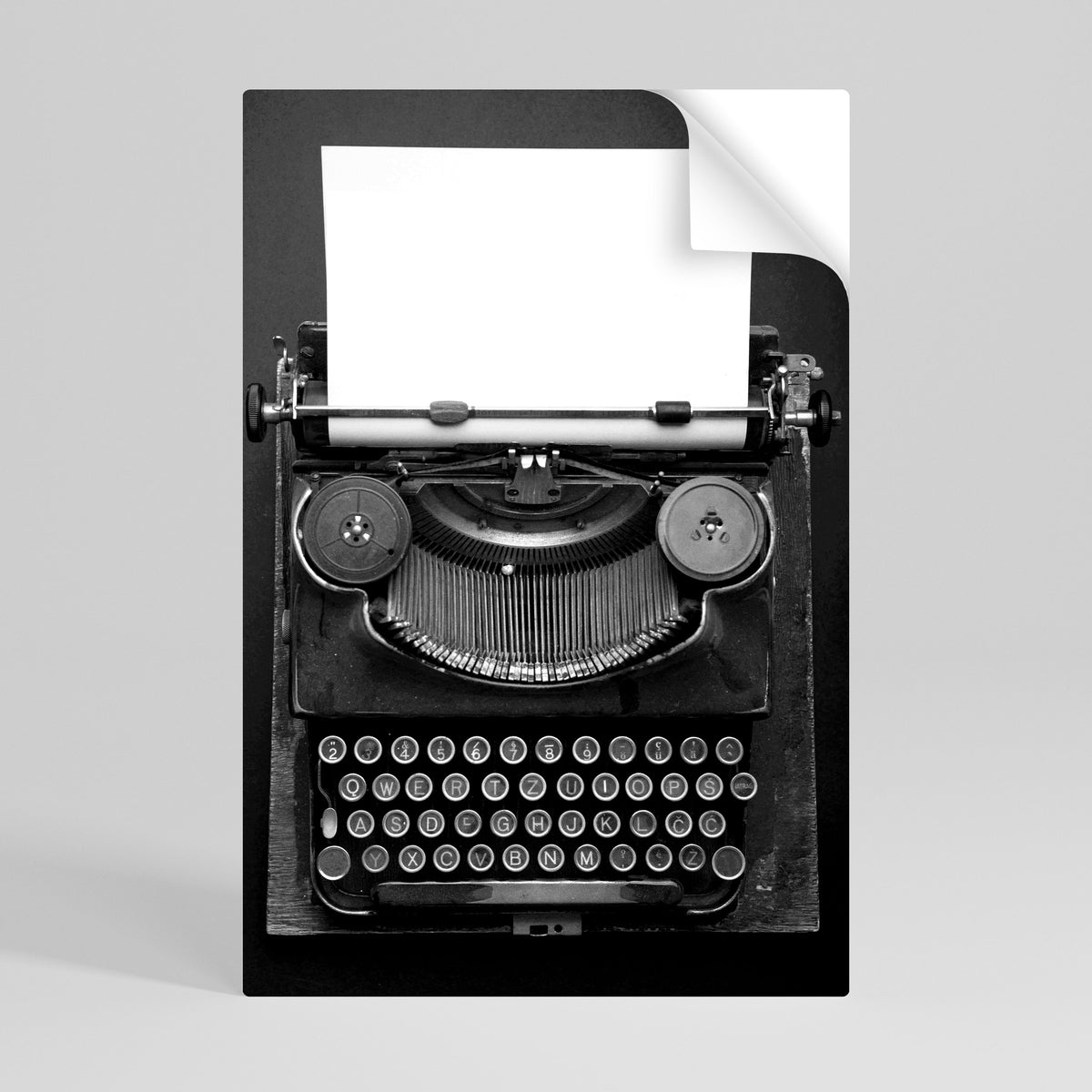 TYPEWRITER SYMPHONY Αυτοκόλλητη Αφίσα κάθετη