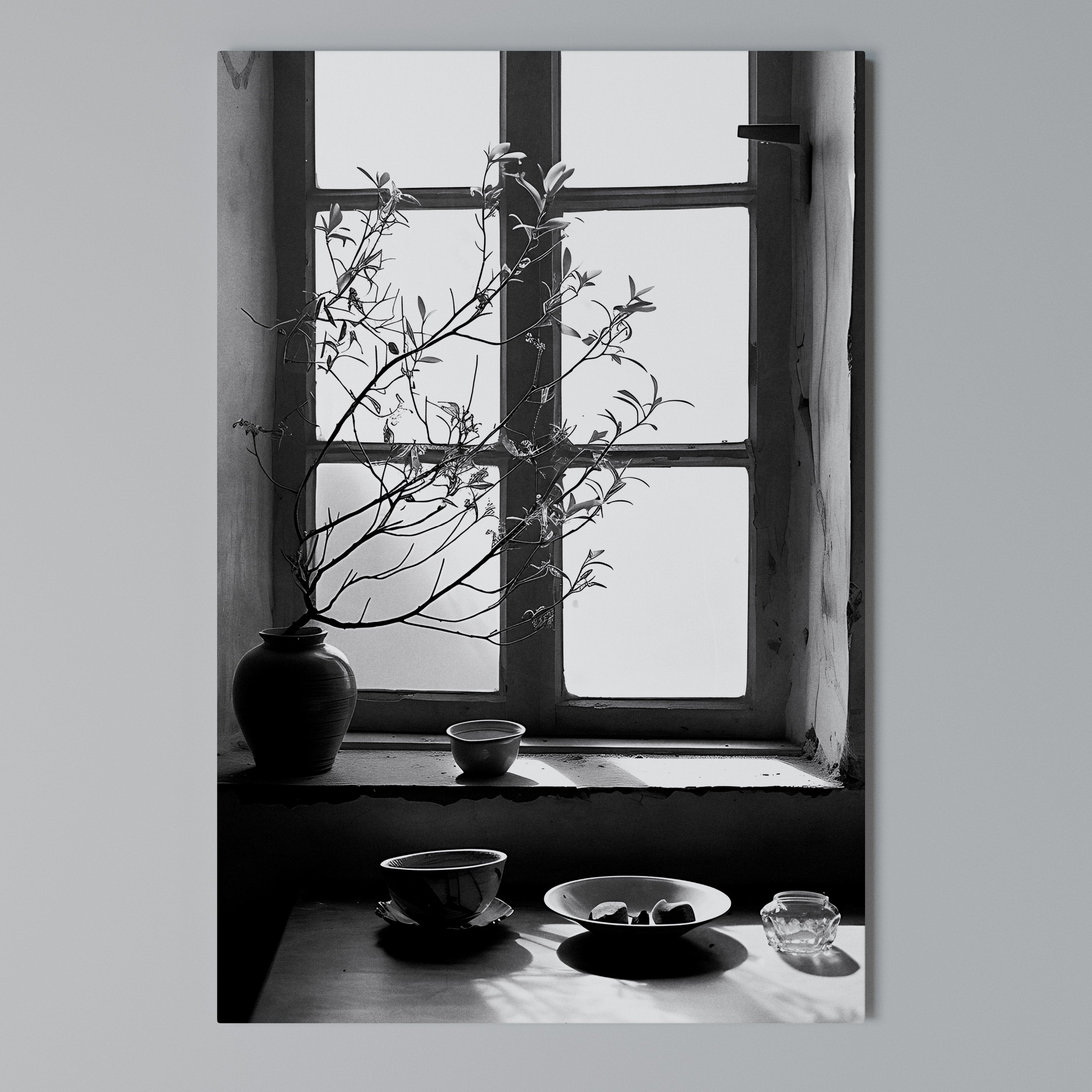 WHISPERING WINDOW LIGHT Κατακόρυφος Πίνακας σε Καμβά