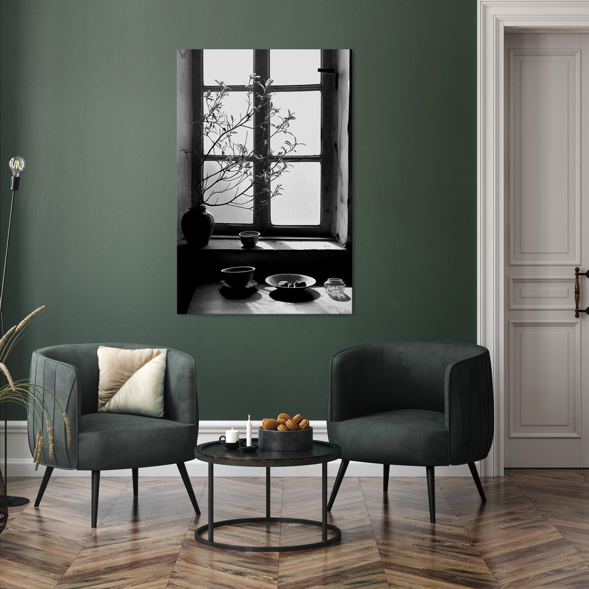 WHISPERING WINDOW LIGHT Κατακόρυφος Πίνακας σε Καμβά