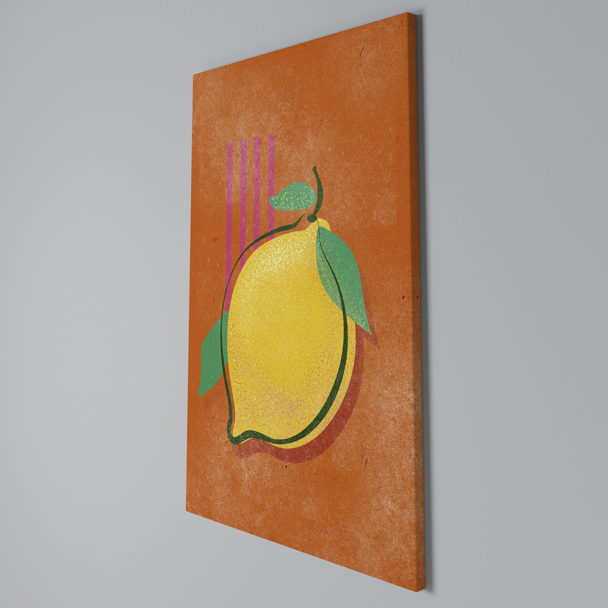 LUSCIOUS LEMON Κατακόρυφος Πίνακας σε Καμβά