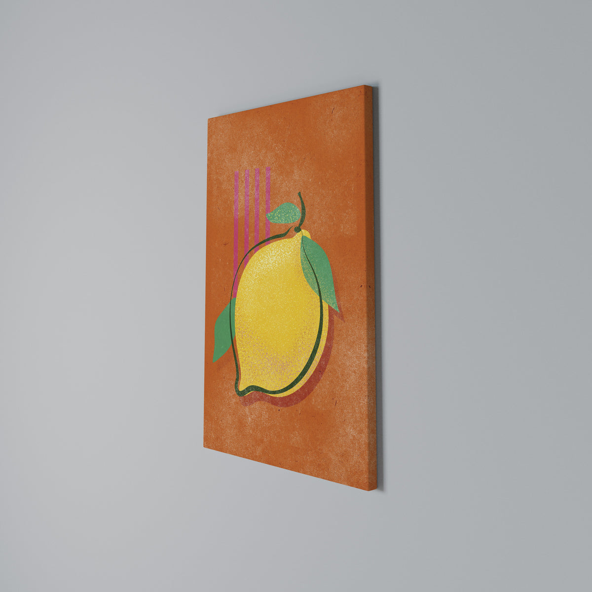 LUSCIOUS LEMON Κατακόρυφος Πίνακας σε Καμβά