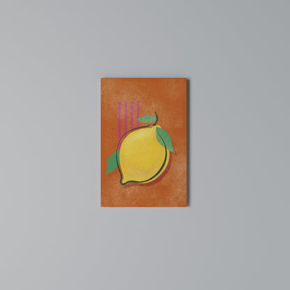 LUSCIOUS LEMON Κατακόρυφος Πίνακας σε Καμβά
