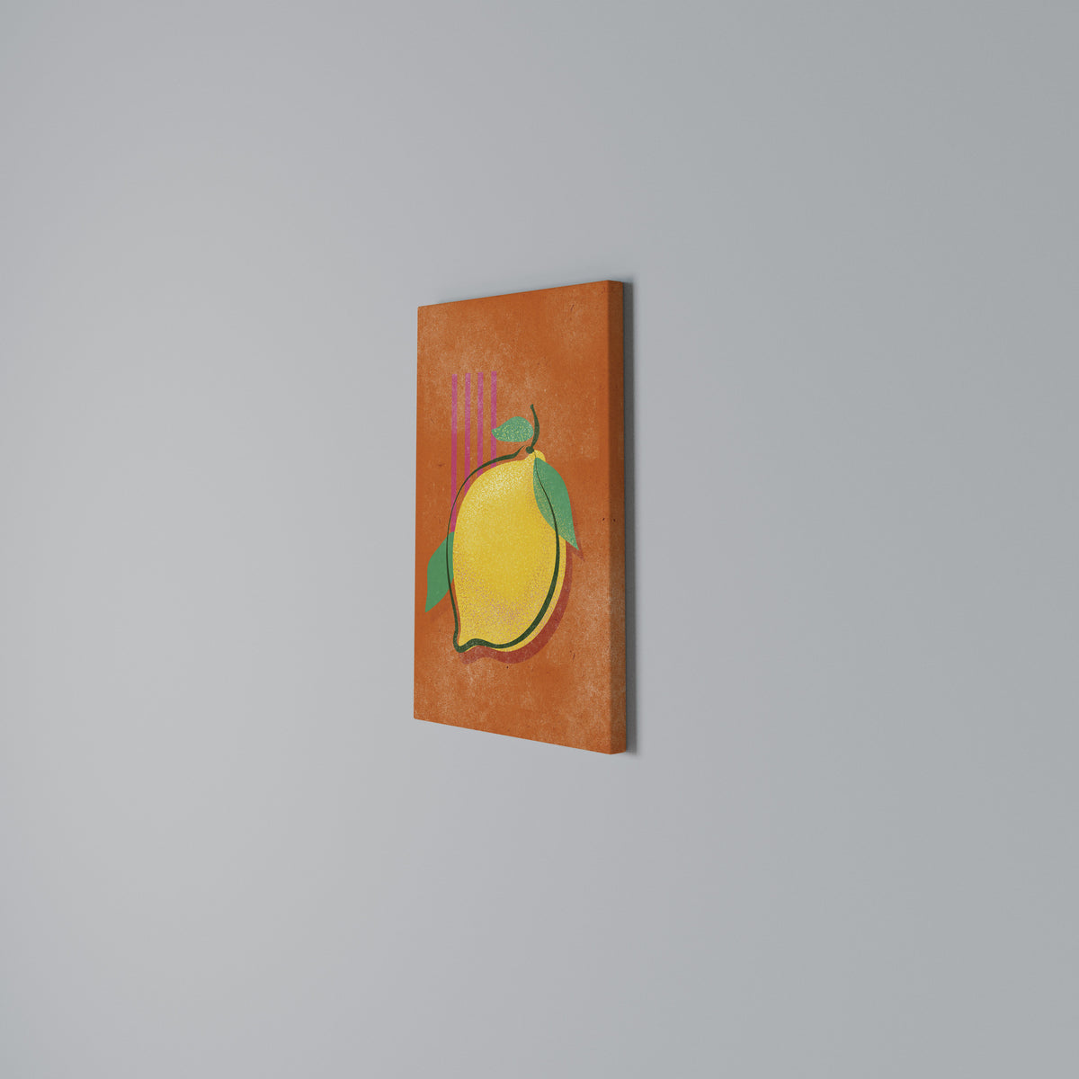 LUSCIOUS LEMON Κατακόρυφος Πίνακας σε Καμβά