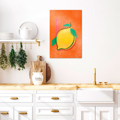 LUSCIOUS LEMON Κατακόρυφος Πίνακας σε Καμβά