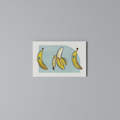 BOLD BANANA BOUQUET Horizontal Canvas Print